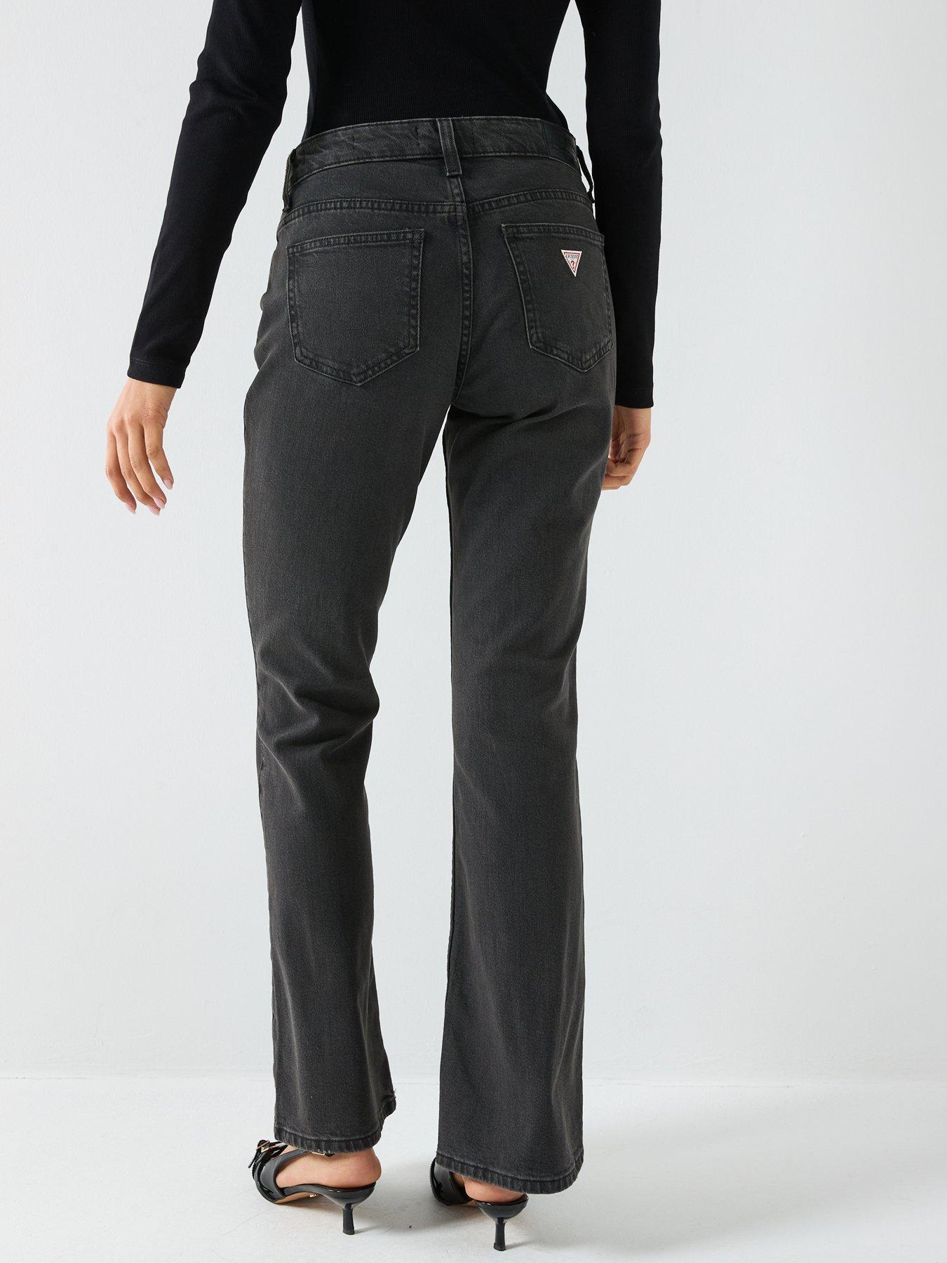 Image 2 of 6 of Guess Jeans G09 Patch Pockets Bootcut Jeans &nbsp;- Black