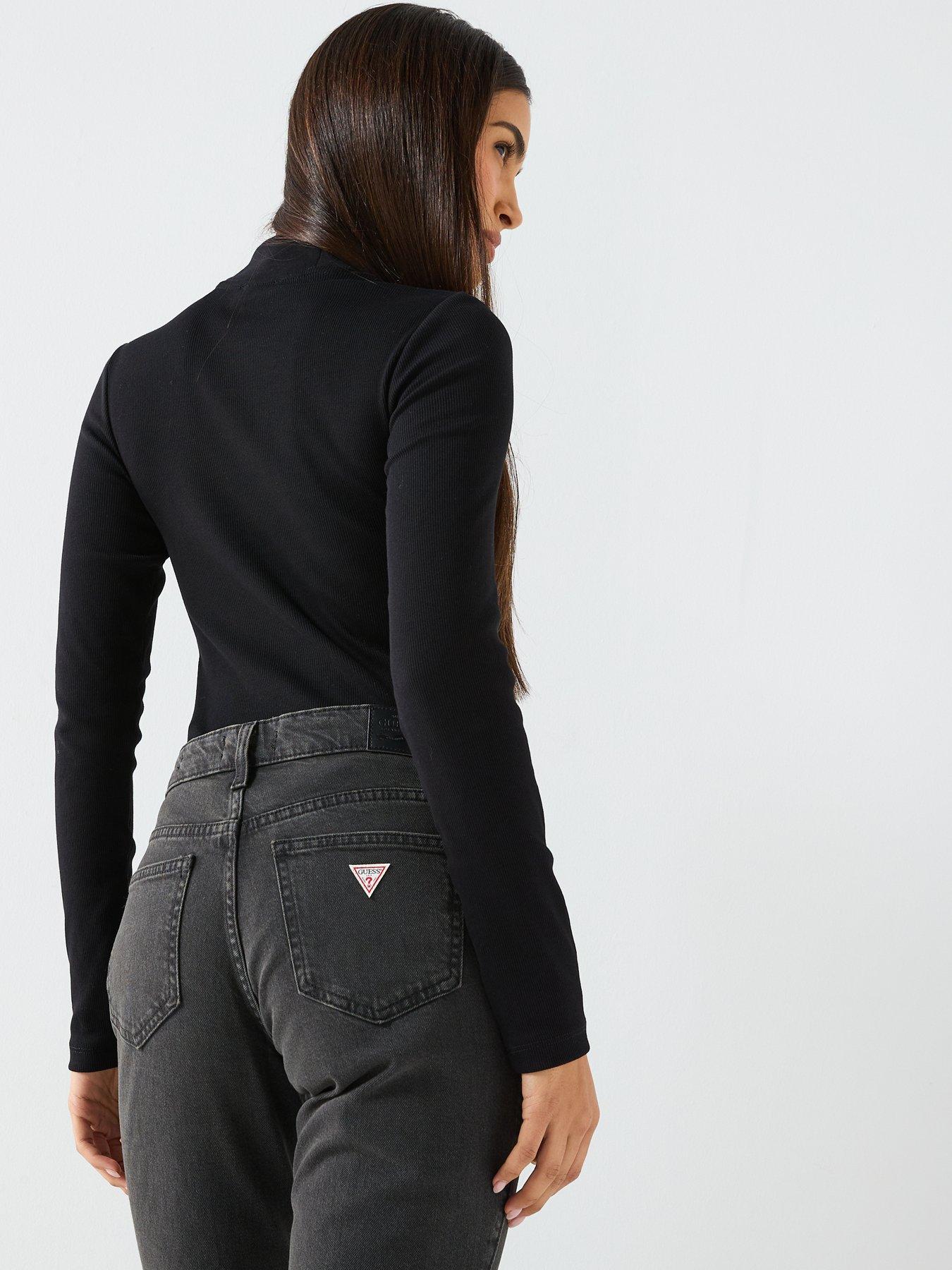 Image 5 of 6 of Guess Jeans G09 Patch Pockets Bootcut Jeans &nbsp;- Black