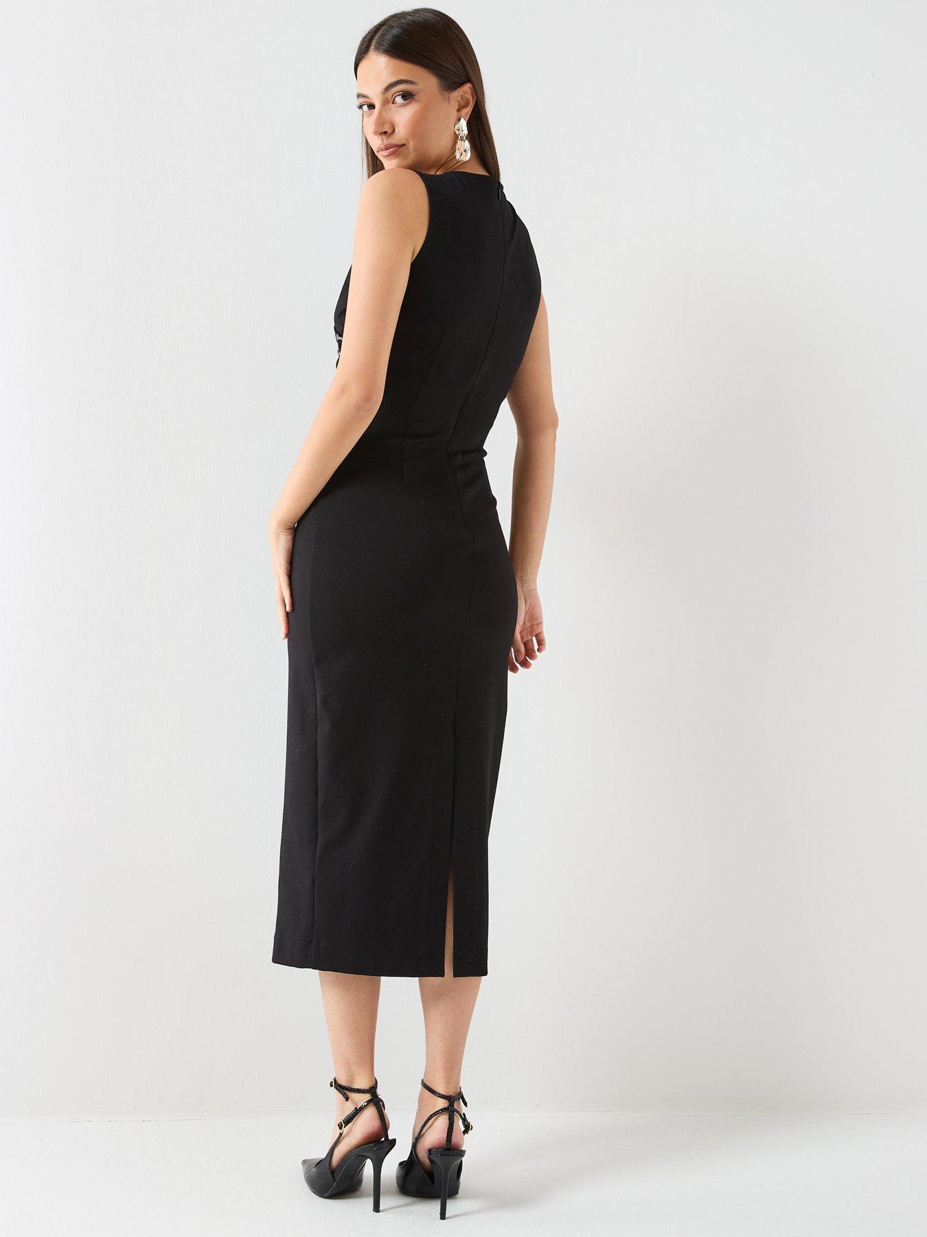 cece black dress The Cece Maxi Dress in Black main image 1