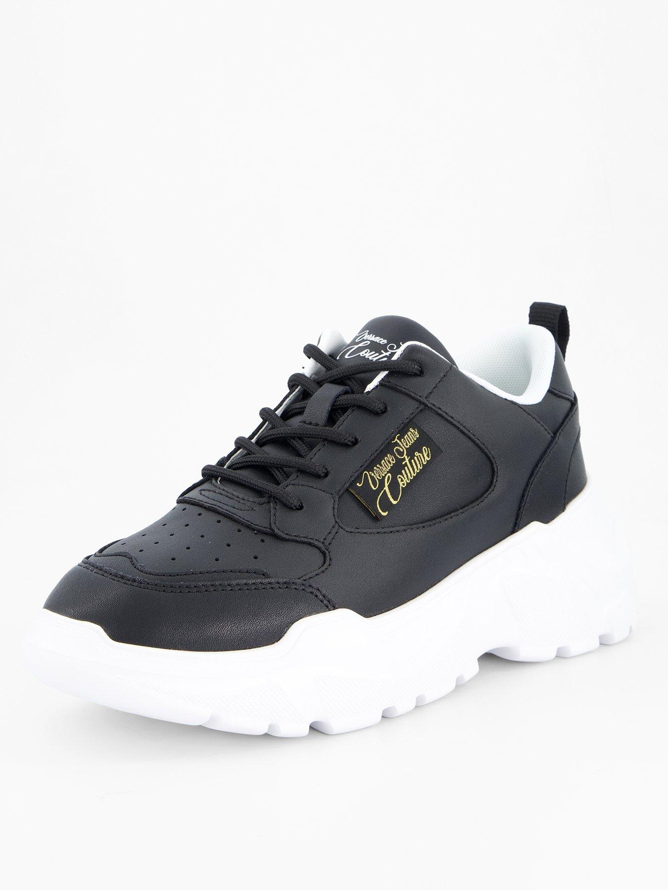 Speedtrack sneaker versace jeans couture ayakkabı スピードトラック スニーカー ブラック,ゴールド VERSACE JP