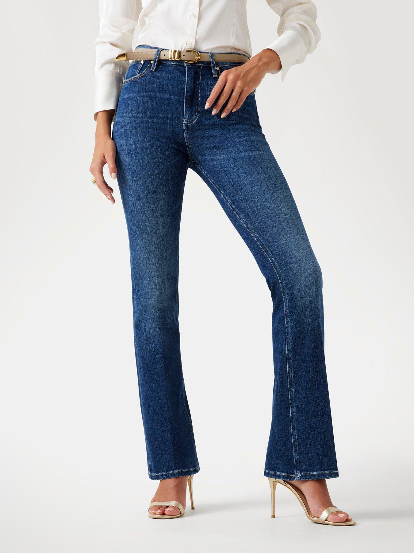 Guess: Sexy Flare Jeans - Blue