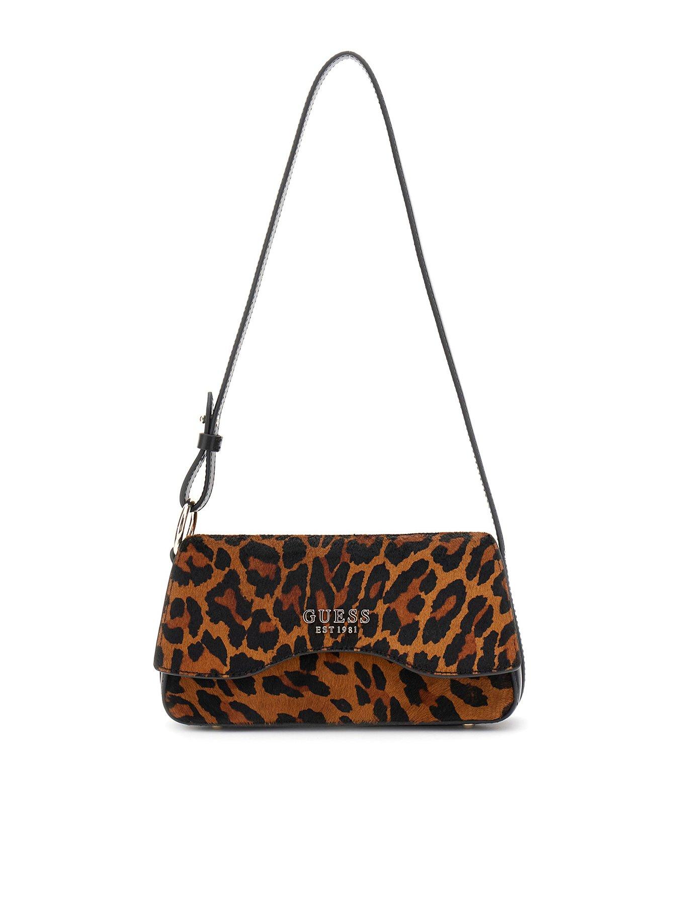 Guess Domitilla Flap Shoulder Bag - Brown