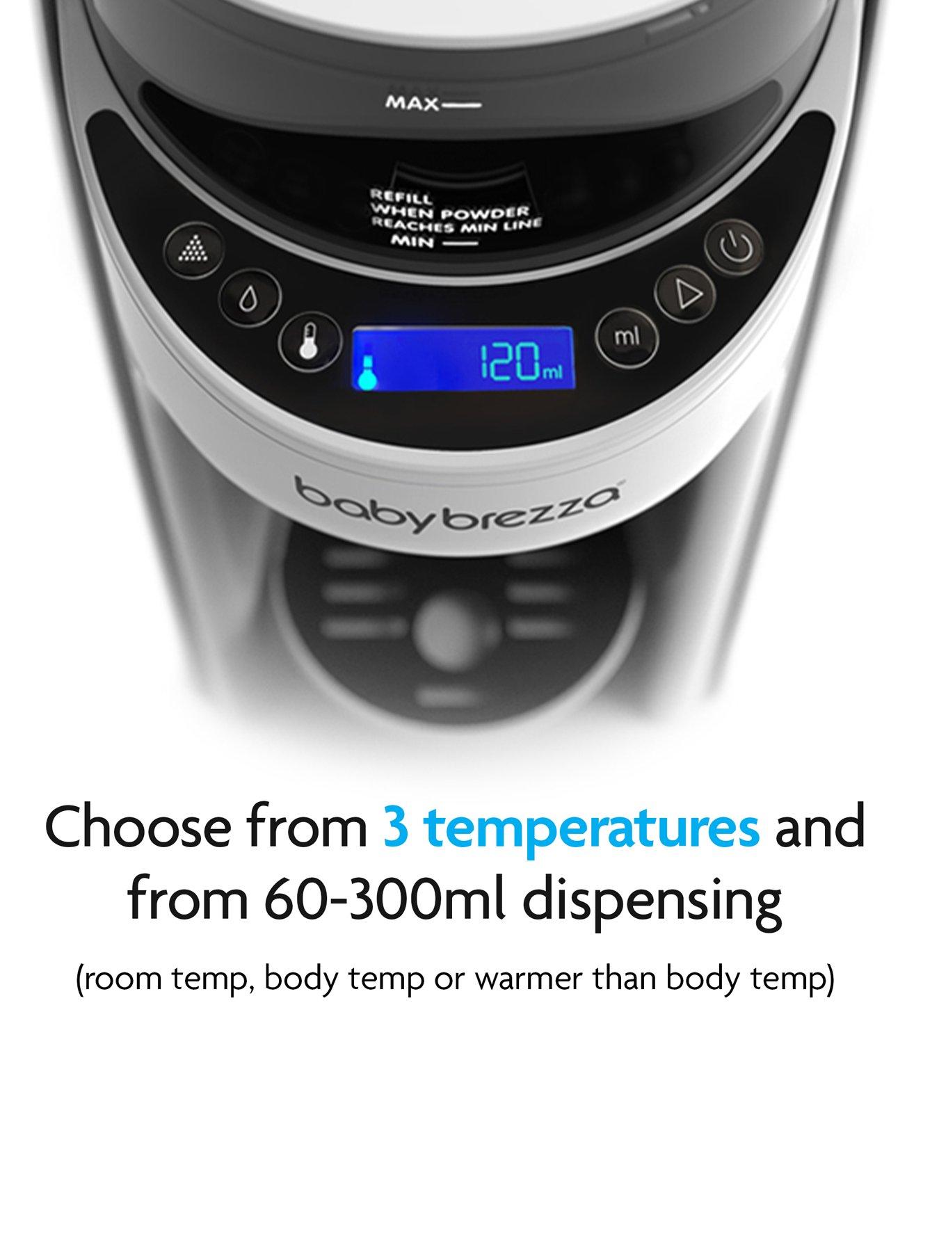 Image 3 of 8 of Baby Brezza Formula Pro Advanced + Extra Funnel Set / Classic Black &amp; White