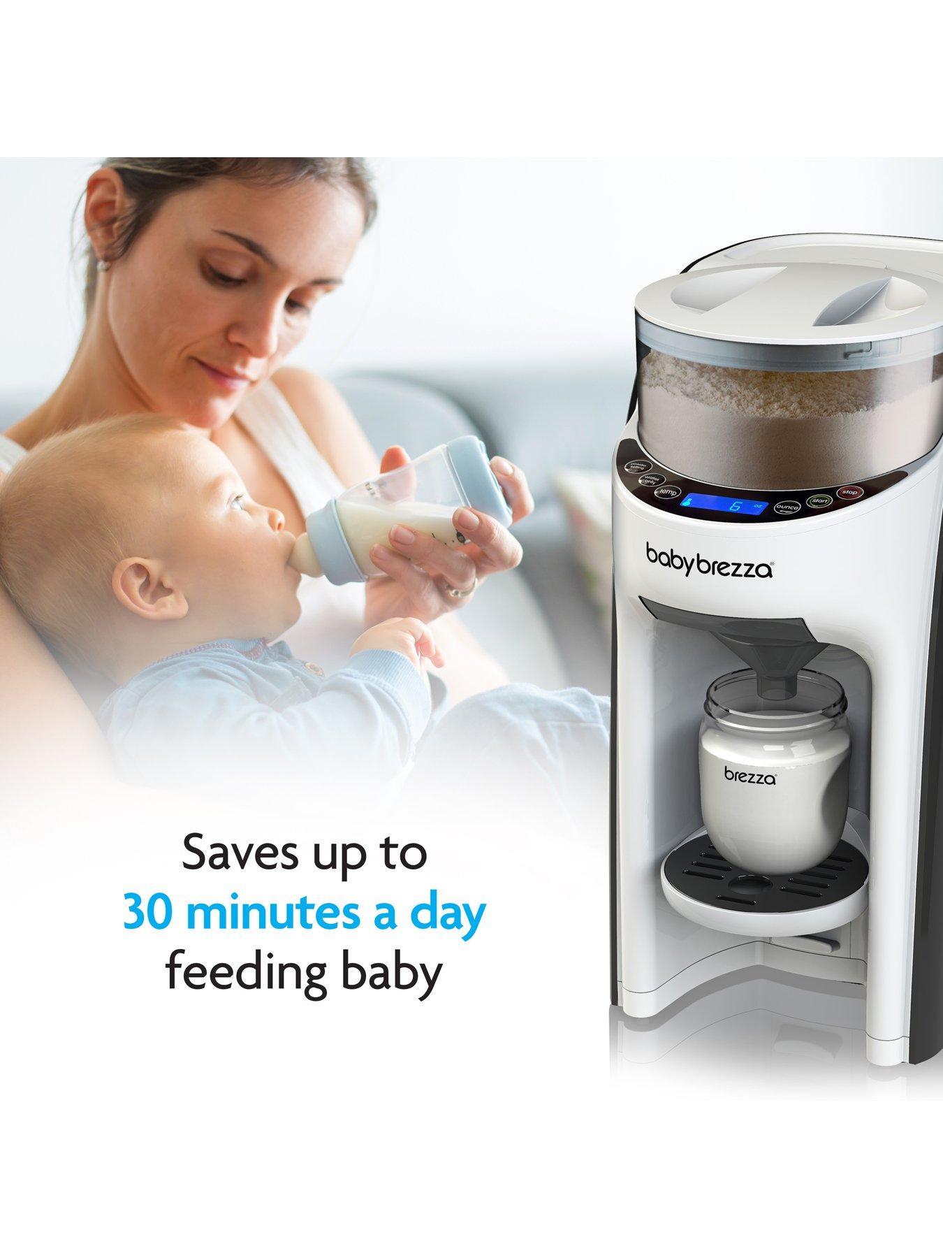 Image 4 of 8 of Baby Brezza Formula Pro Advanced + Extra Funnel Set / Classic Black &amp; White