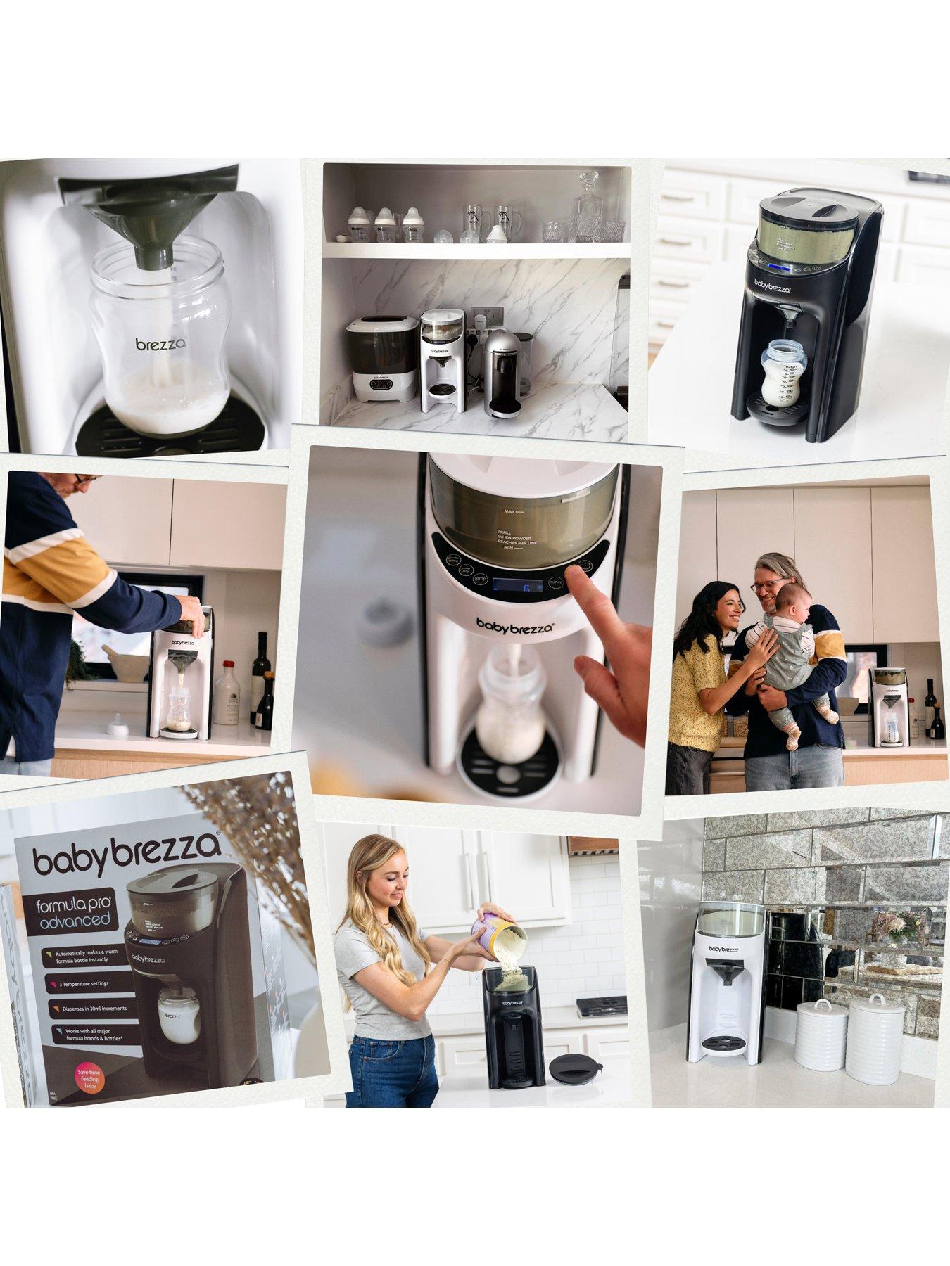 Image 6 of 8 of Baby Brezza Formula Pro Advanced + Extra Funnel Set / Classic Black &amp; White