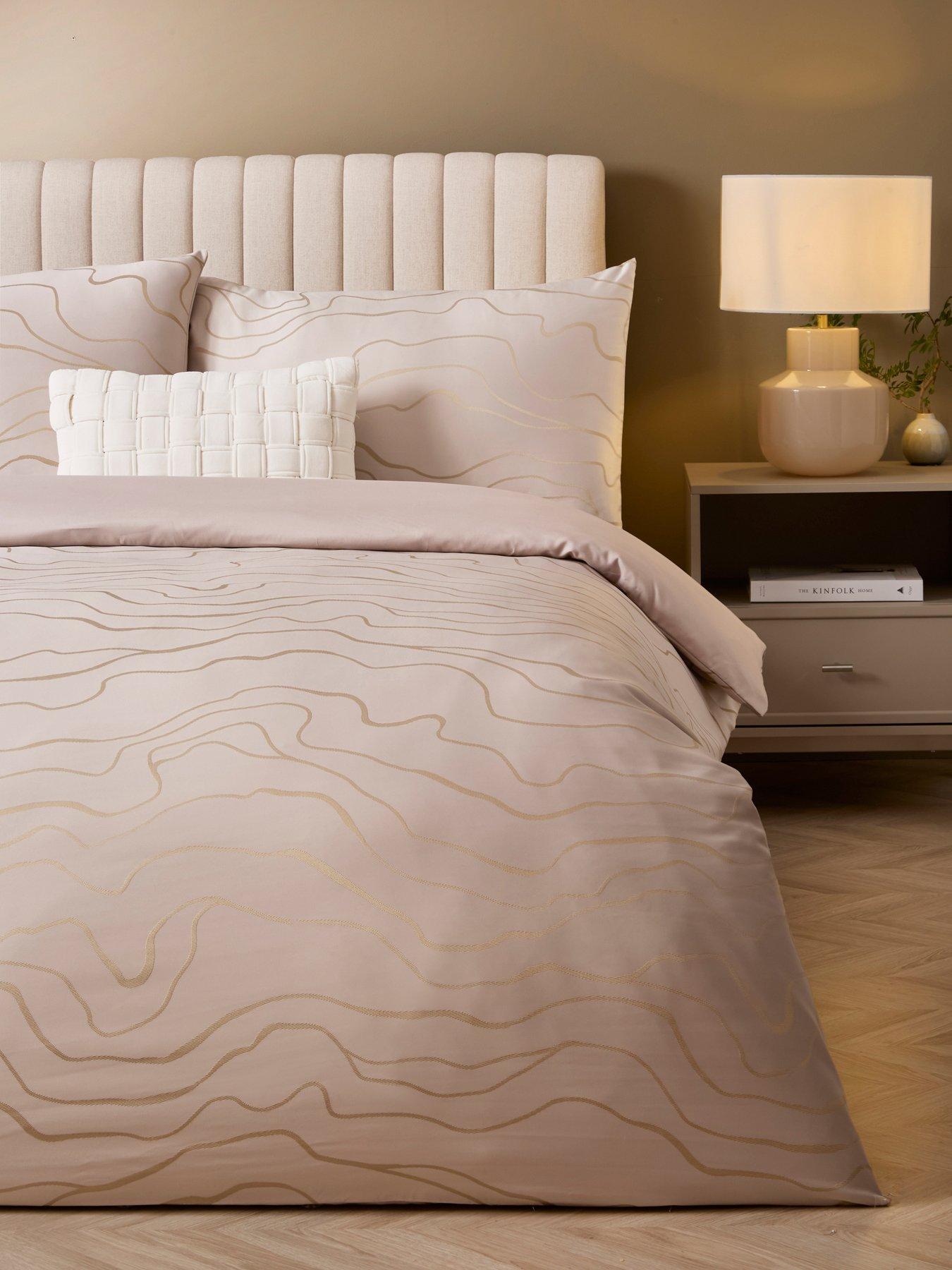 The Very Collection Elemental Wave Jacquard Duvet Cover Set
