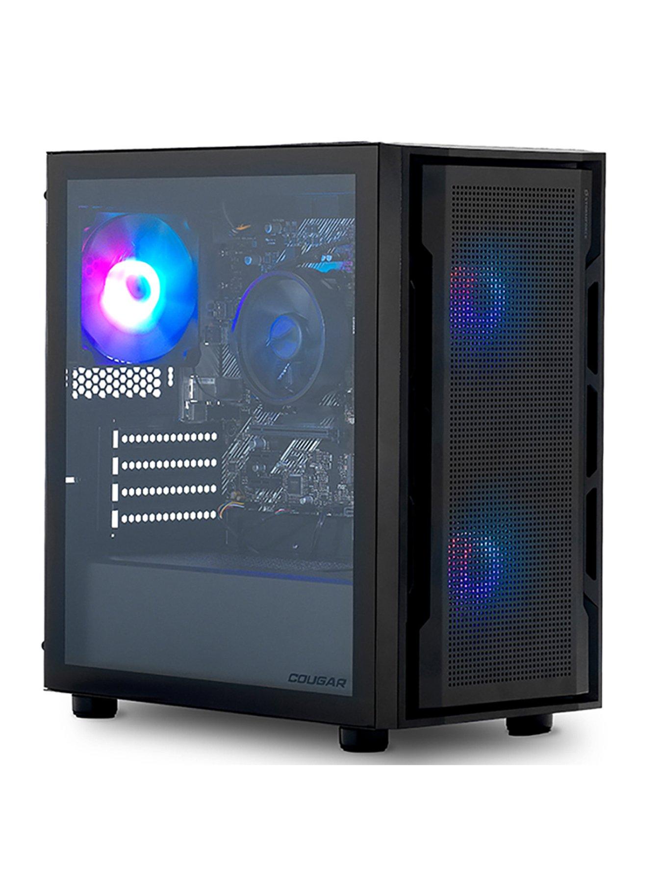 Stormforce Rogue Gaming Desktop - AMD Ryzen 5 5500GT, 16GB RAM, 1TB SSD - Black