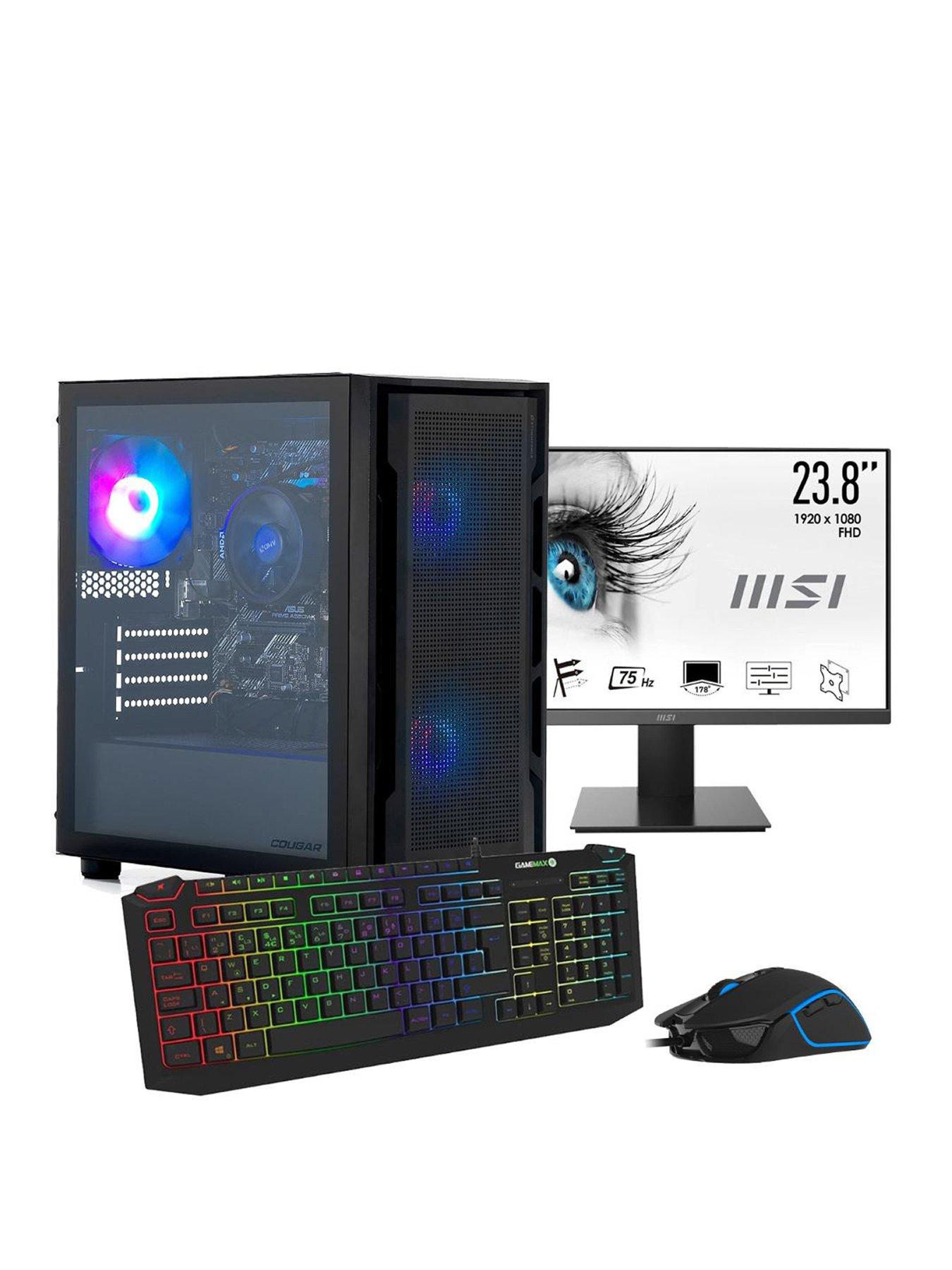 Stormforce Rogue Bundle - AMD Ryzen 5 4500 - 16GB DDR4 - 1TB SSD - RTX 3050 - Black