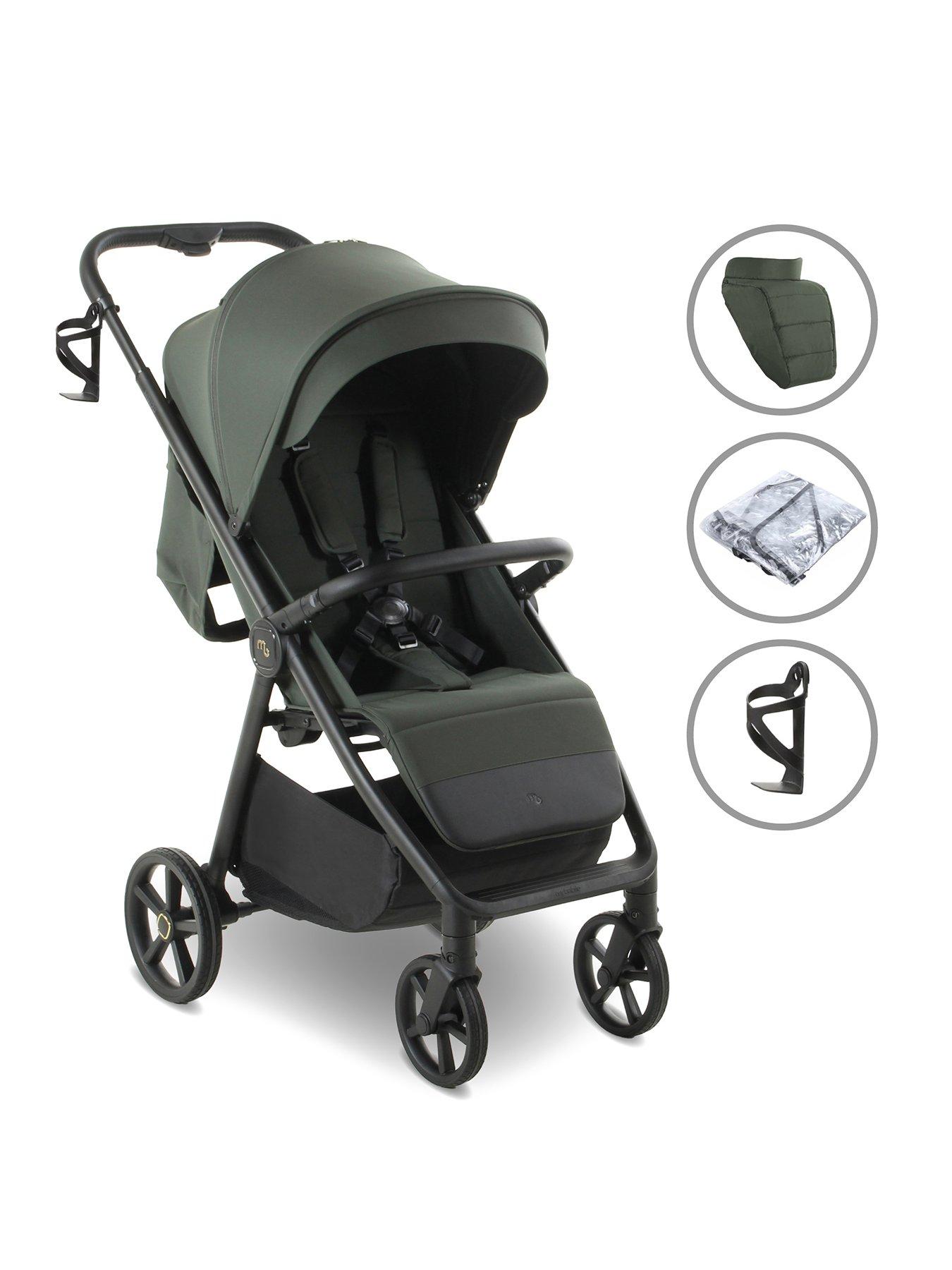 undefined My Babiie MB170 Plus Pushchair - Forest Green