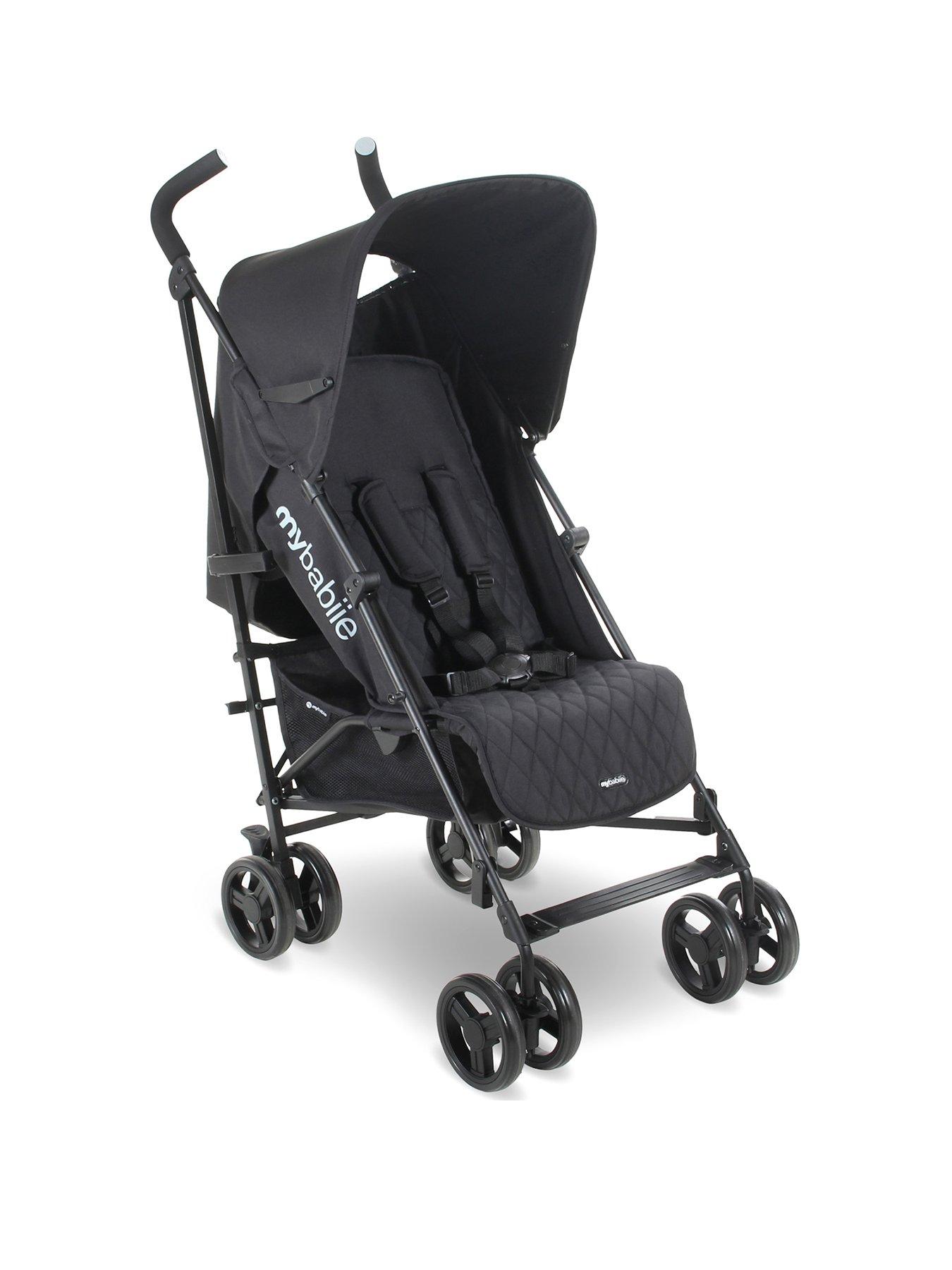 my-babiie-mb01-lightweight-stroller-black
