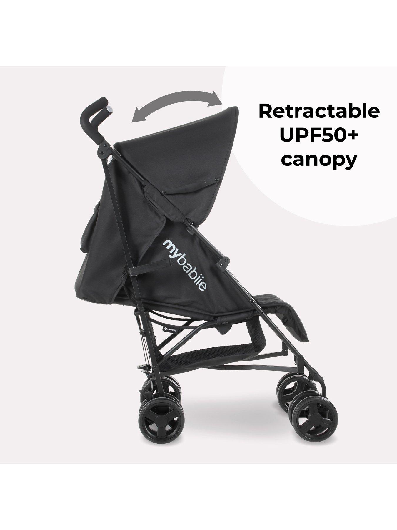 Image 3 of 8 of My Babiie MB01 Lightweight Stroller - Black