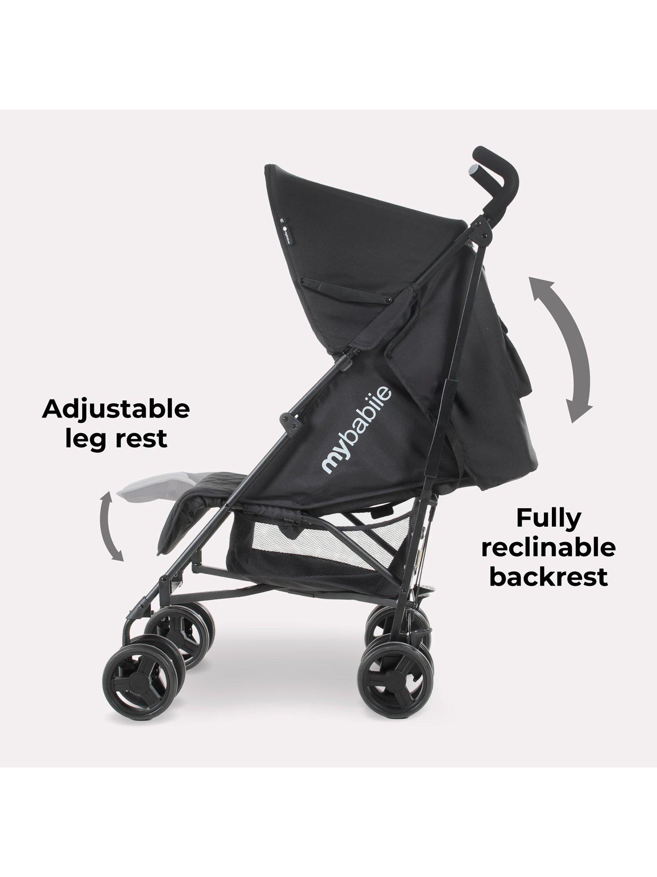 Image 4 of 8 of My Babiie MB01 Lightweight Stroller - Black