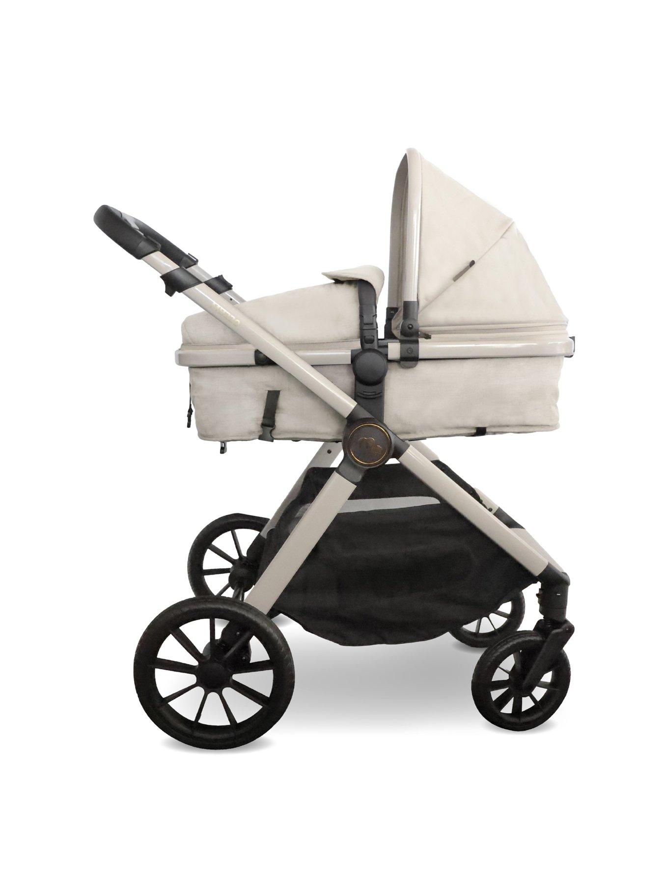 Image 2 of 8 of My Babiie MB220 3-in-1 Travel System with R129 Car Seat - Ivory