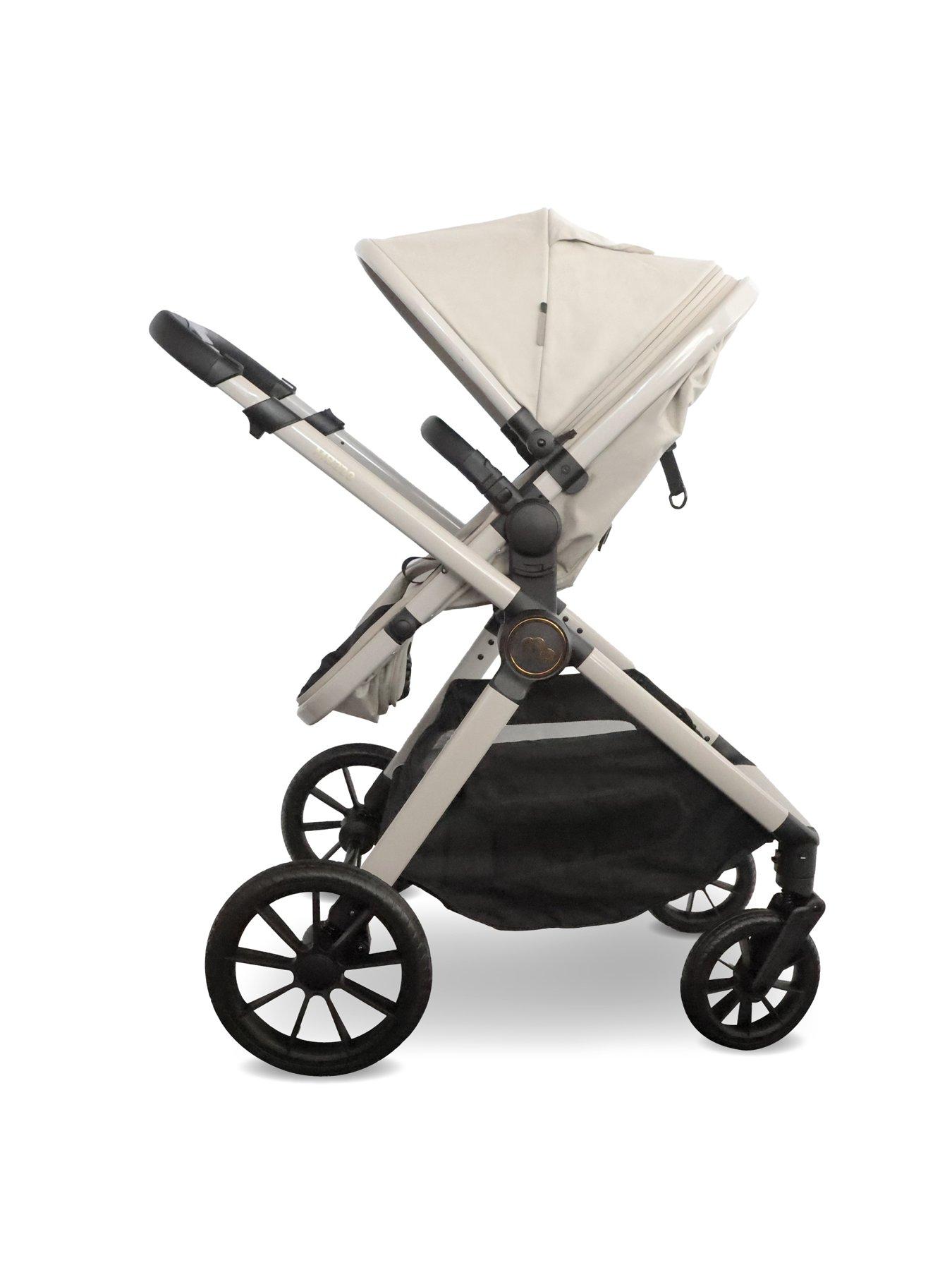 Image 3 of 8 of My Babiie MB220 3-in-1 Travel System with R129 Car Seat - Ivory