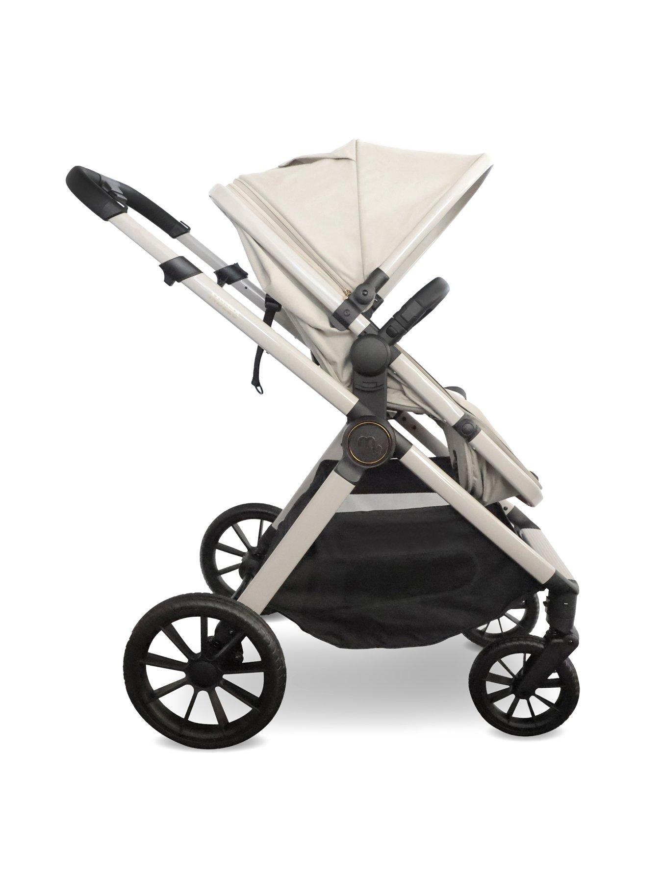 Image 4 of 8 of My Babiie MB220 3-in-1 Travel System with R129 Car Seat - Ivory