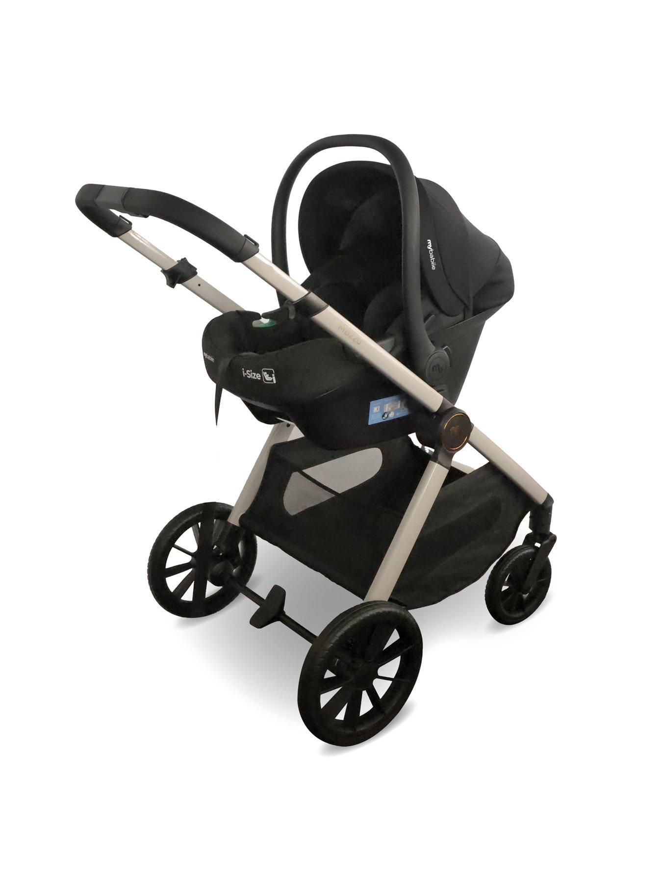 Image 6 of 8 of My Babiie MB220 3-in-1 Travel System with R129 Car Seat - Ivory