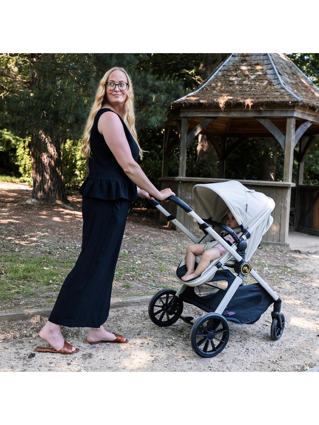 Image 7 of 8 of My Babiie MB220 3-in-1 Travel System with R129 Car Seat - Ivory