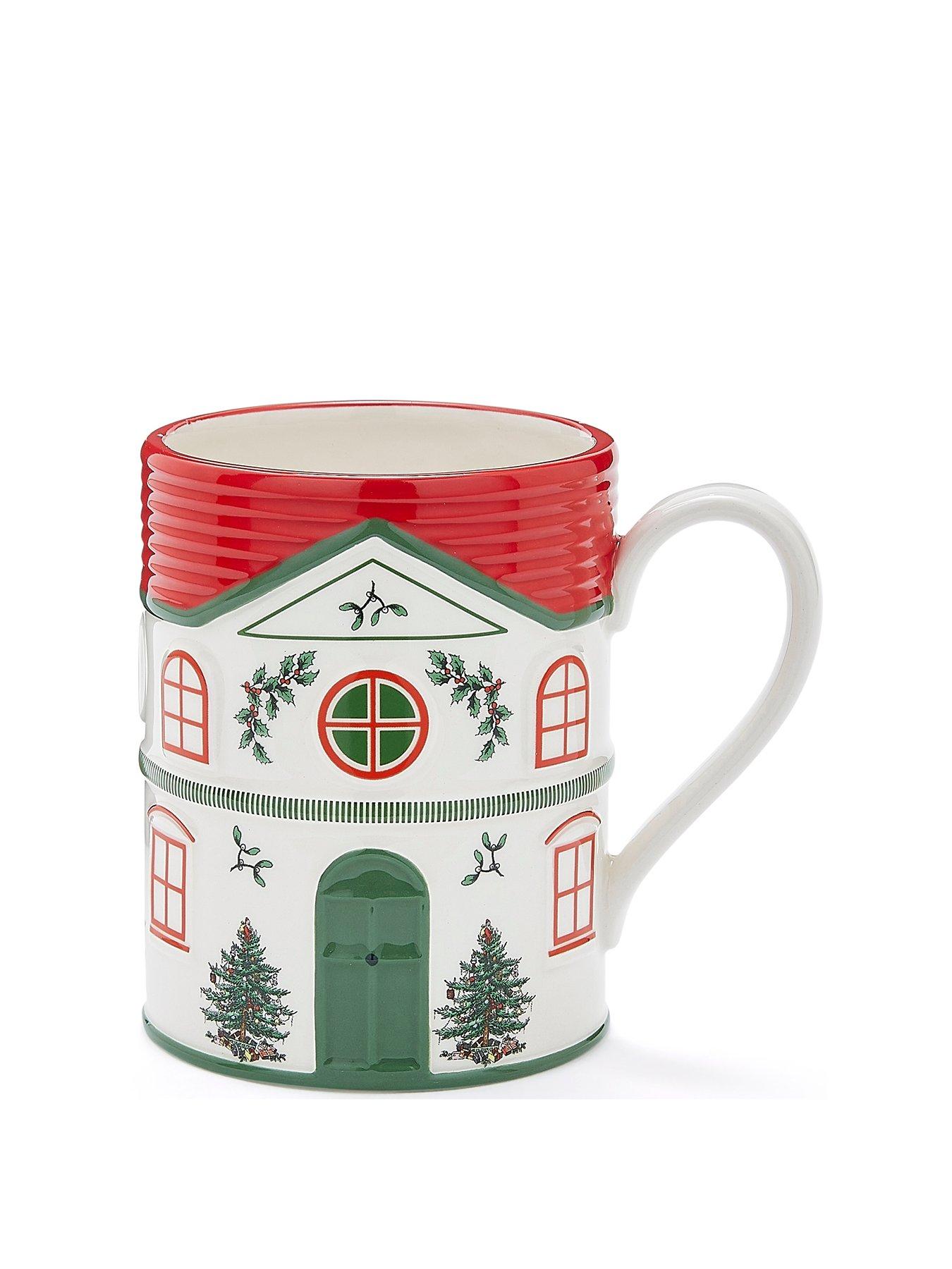 Image 2 of 2 of Spode Christmas Village Mug - Red