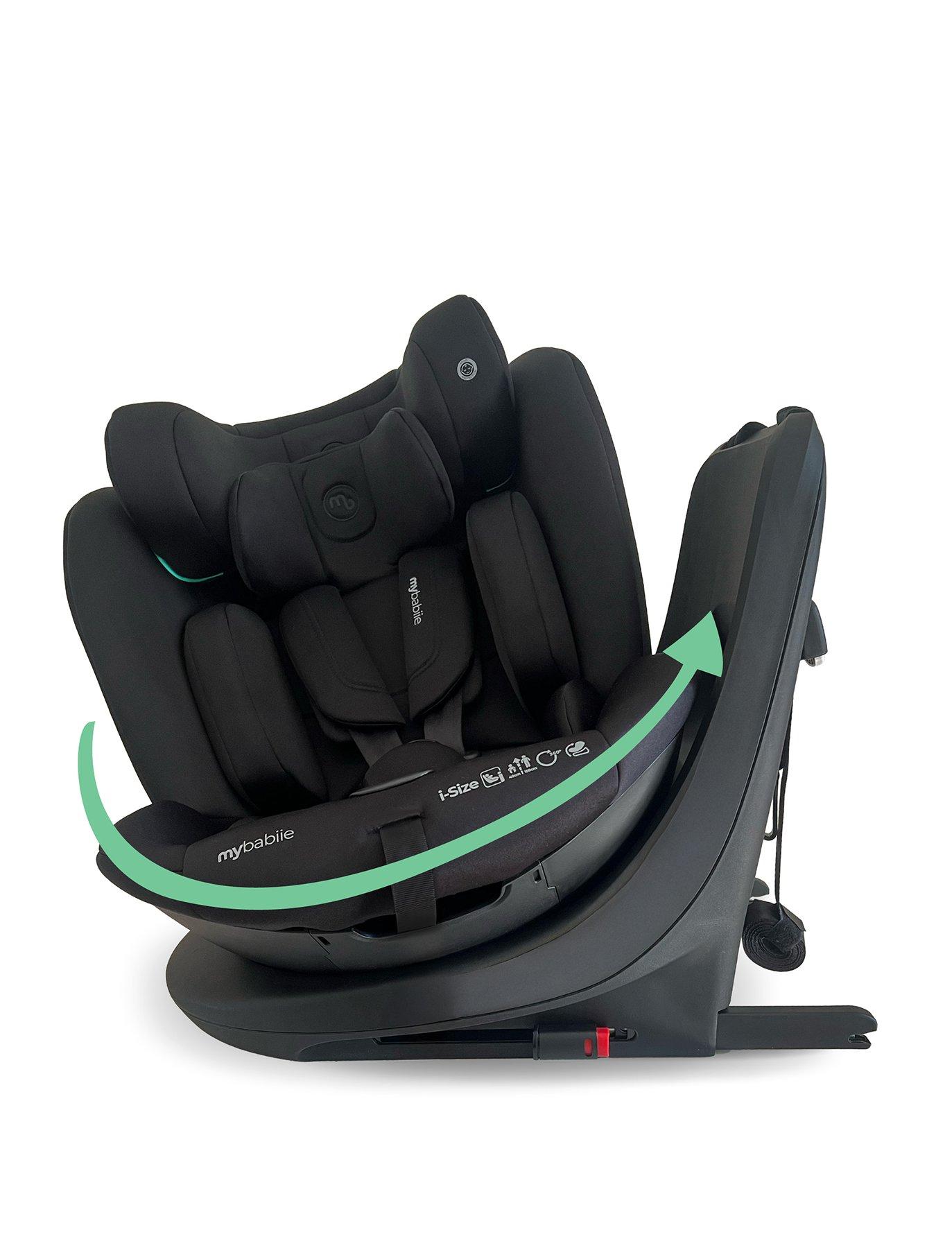 My Babiie MBCS300 Easy Spin R129 Car Seat with Top Tether - Black