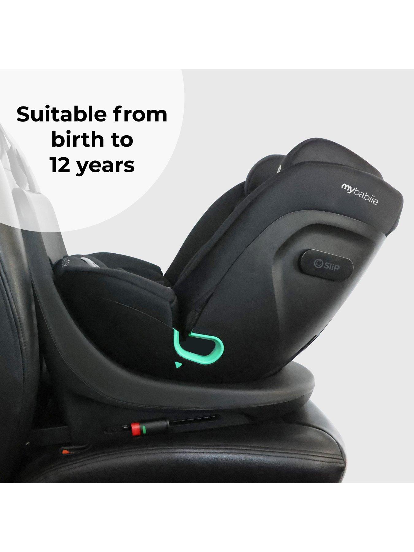 Image 4 of 7 of My Babiie MBCS300 Easy Spin R129 Car Seat with Top Tether - Black