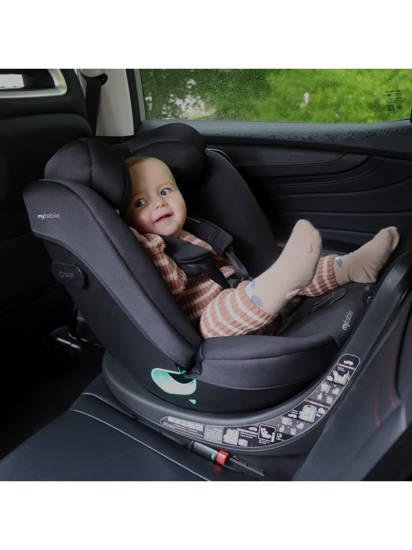 Image 7 of 7 of My Babiie MBCS300 Easy Spin R129 Car Seat with Top Tether - Black