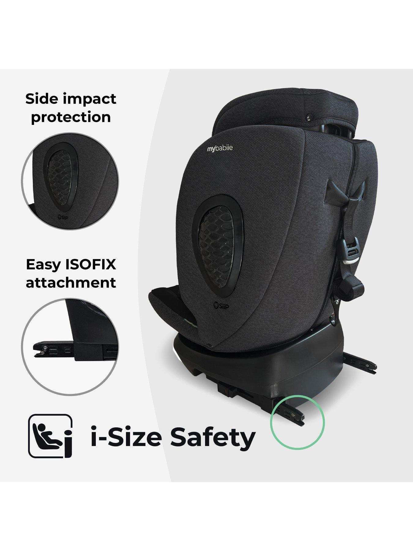 Image 4 of 7 of My Babiie MBCS200 Spin R129 Car Seat with Top Tether - Black