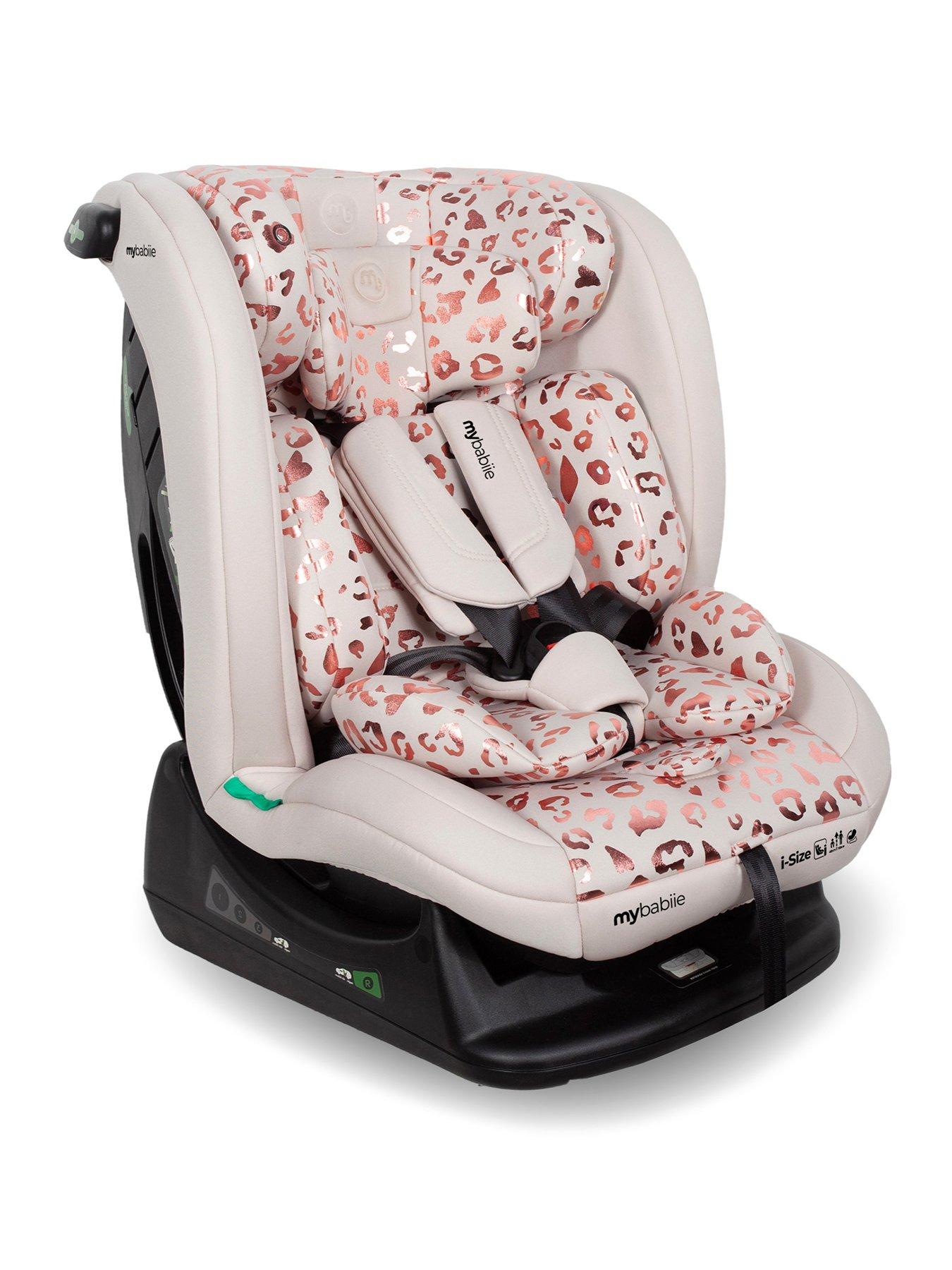 Image 1 of 8 of My Babiie MBCS100 2-in-1 Convertible R129 Car Seat - Pink Leopard