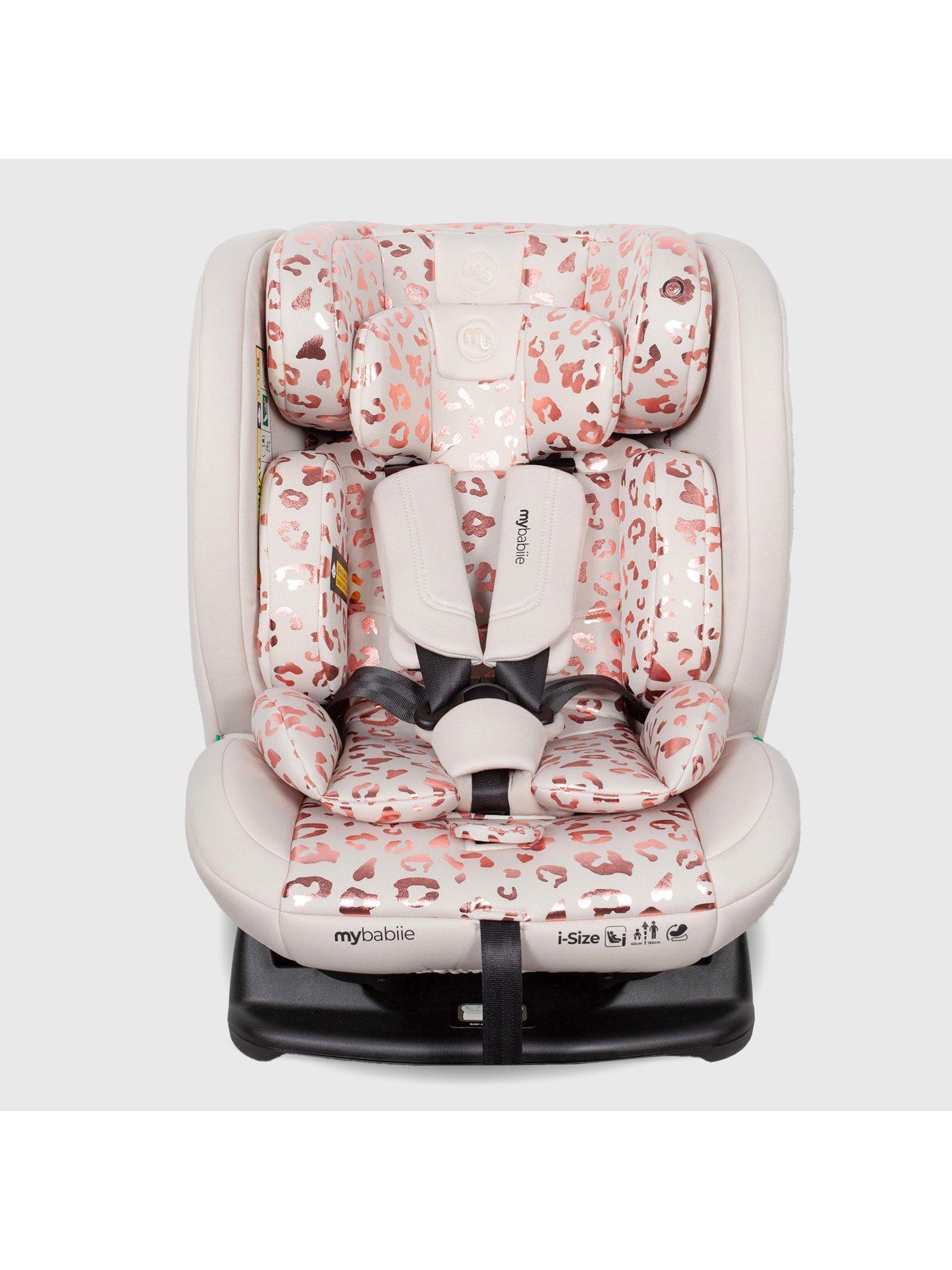 Image 2 of 8 of My Babiie MBCS100 2-in-1 Convertible R129 Car Seat - Pink Leopard