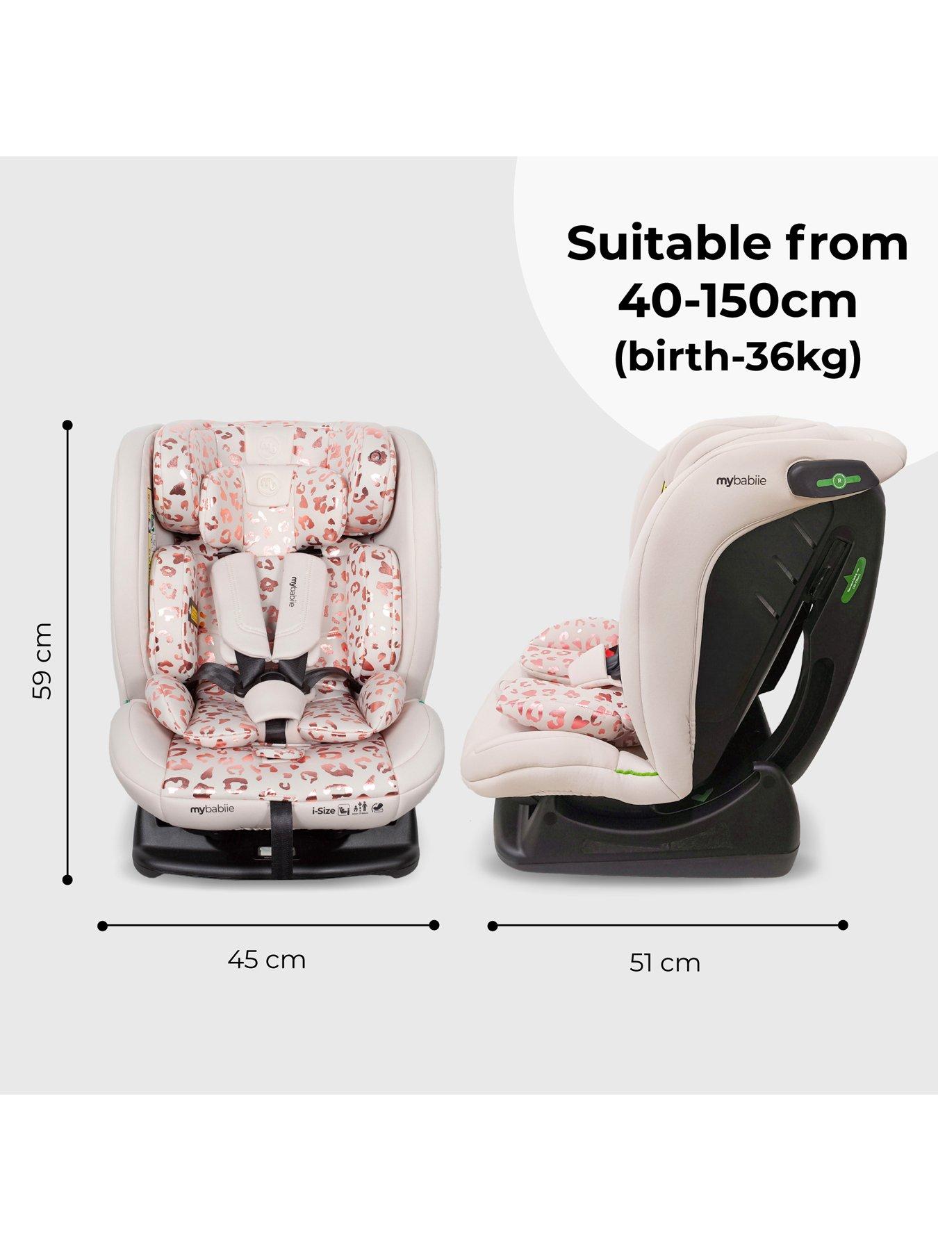 Image 7 of 8 of My Babiie MBCS100 2-in-1 Convertible R129 Car Seat - Pink Leopard
