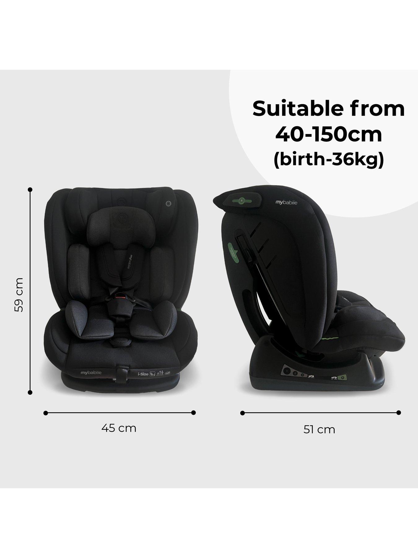 Image 6 of 8 of My Babiie MBCS100 2-in-1 Convertible R129 Car Seat - Black