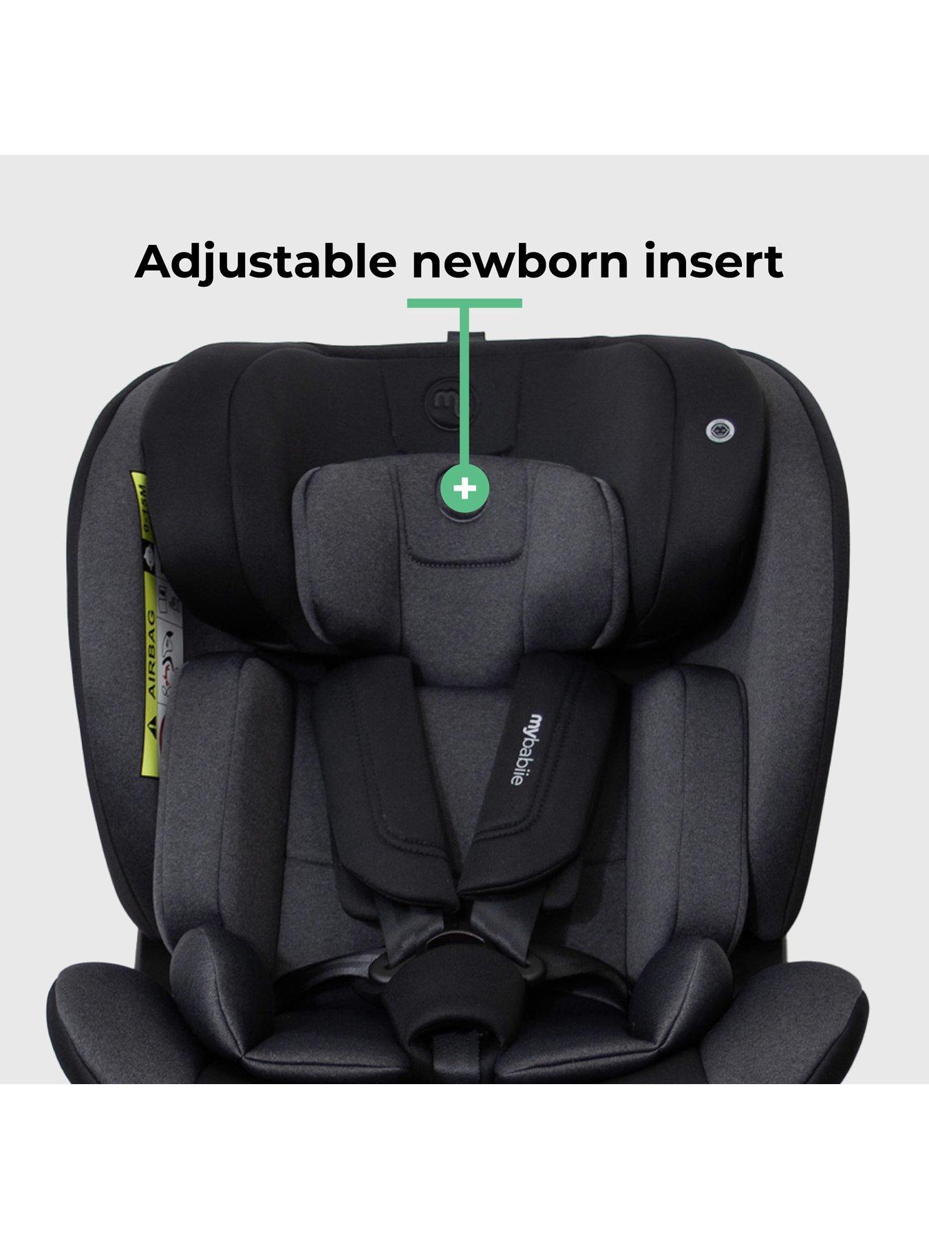 Image 6 of 8 of My Babiie MBCS400 Spin R129 Car Seat with Support Leg - Black