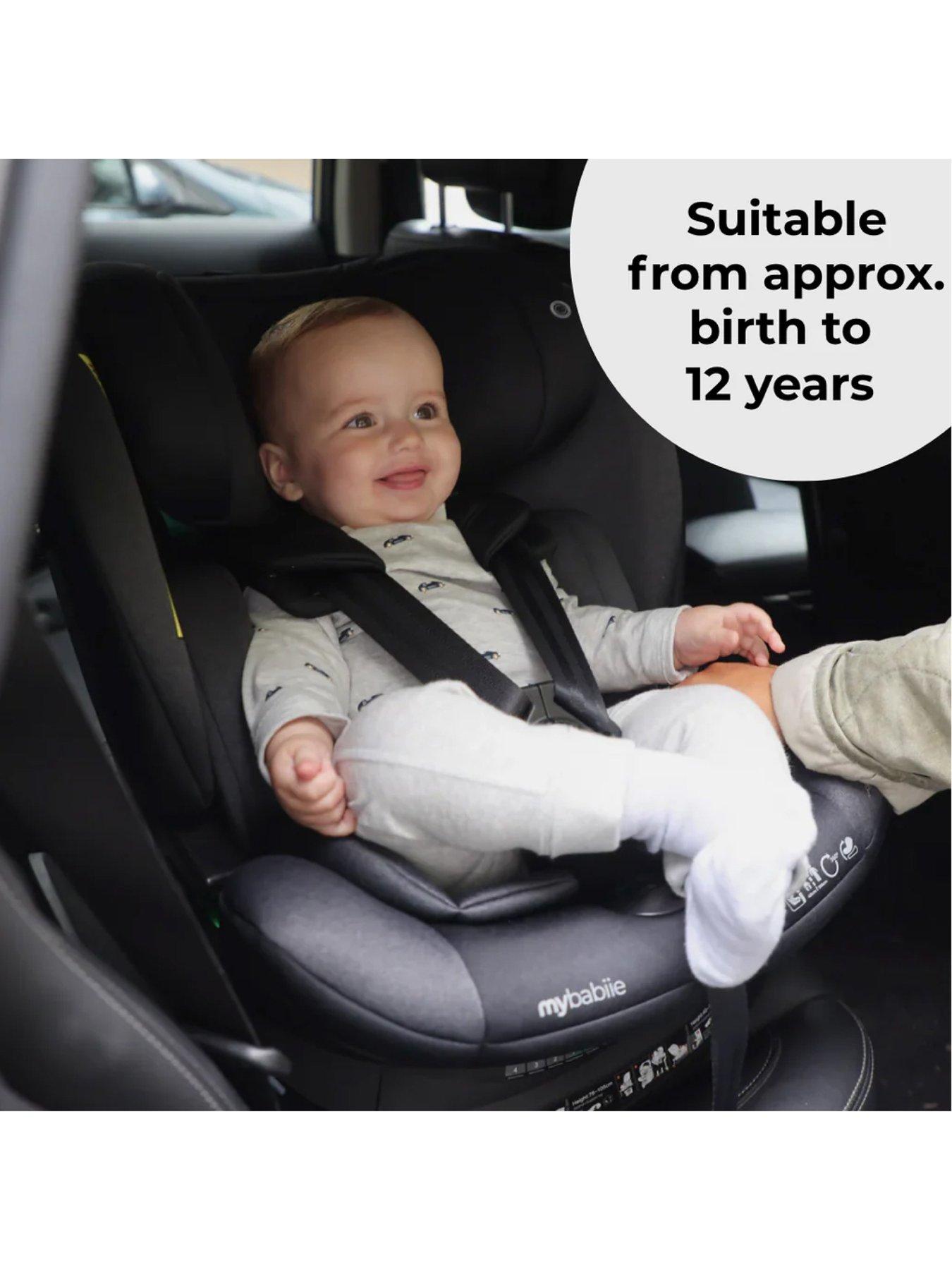 Image 7 of 8 of My Babiie MBCS400 Spin R129 Car Seat with Support Leg - Black