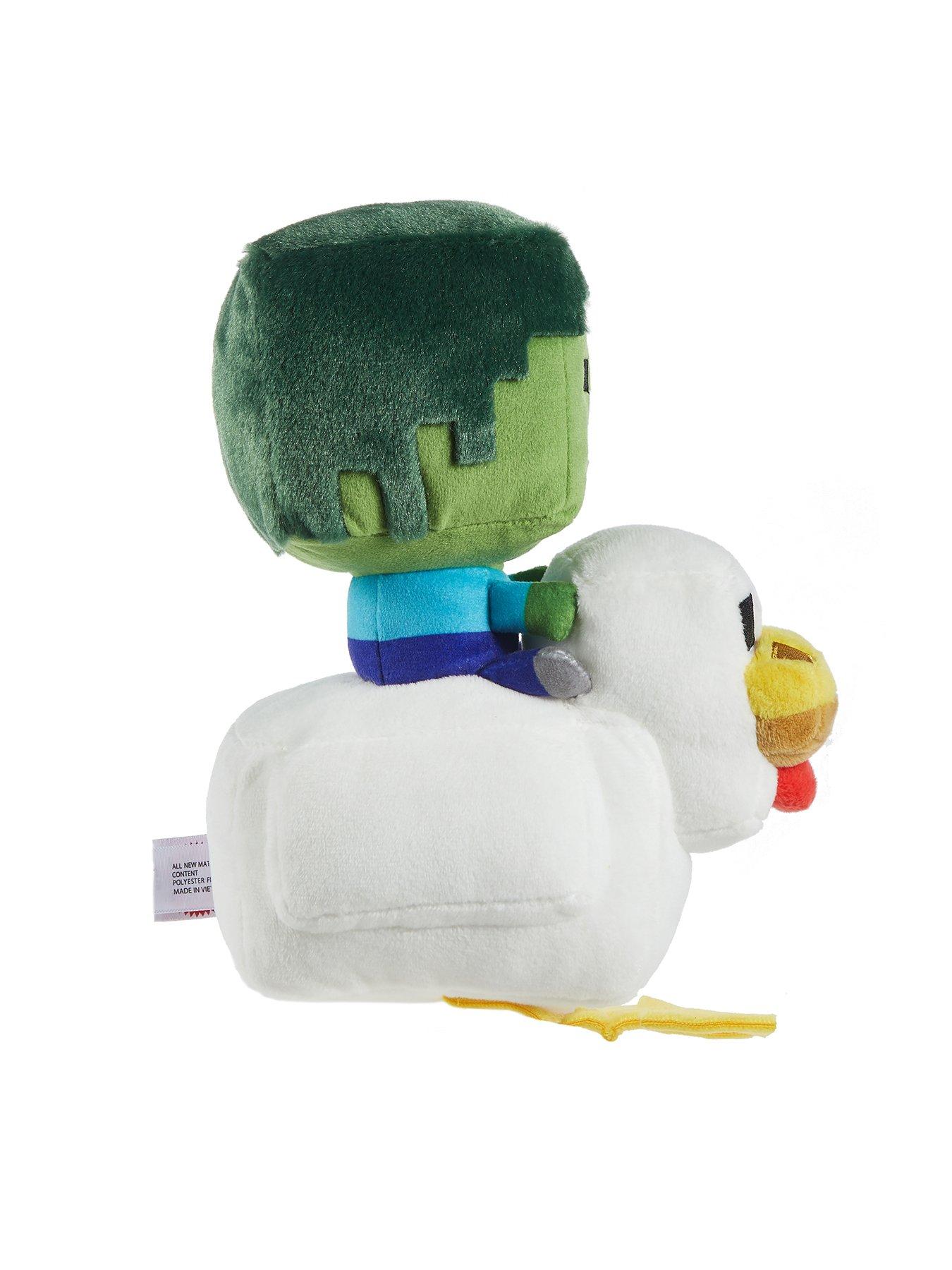 Image 2 of 5 of Minecraft Deluxe 8' Zombie Chicken Jockey Plush