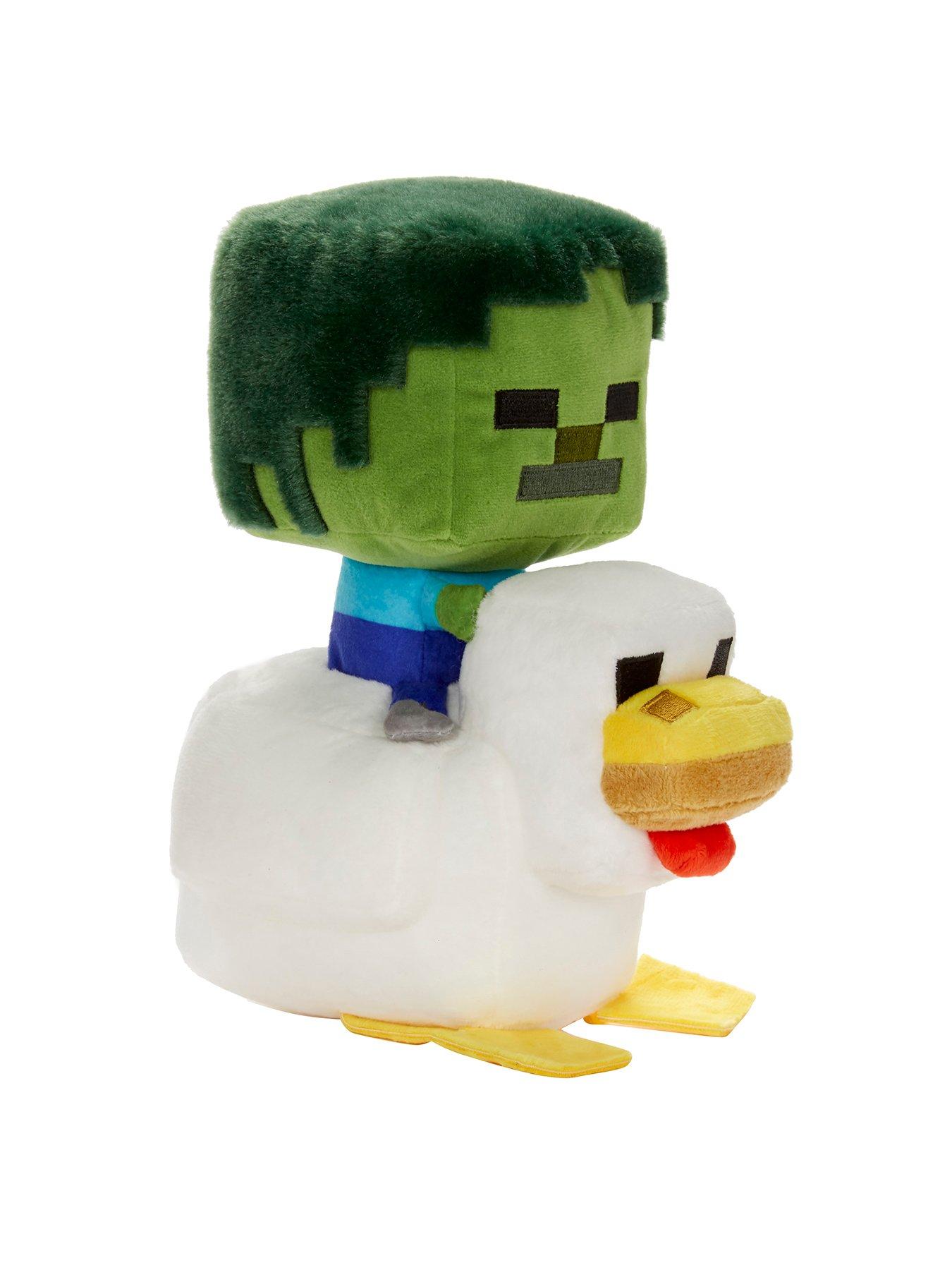 Image 3 of 5 of Minecraft Deluxe 8' Zombie Chicken Jockey Plush