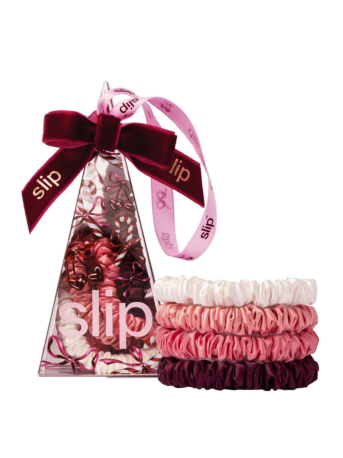 Slip Silk Scrunchie Ornament - Candy Cane