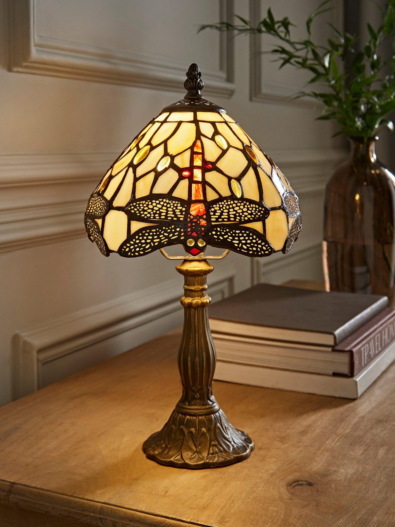 ValueLights Tiffany Dragonfly Table Lamp