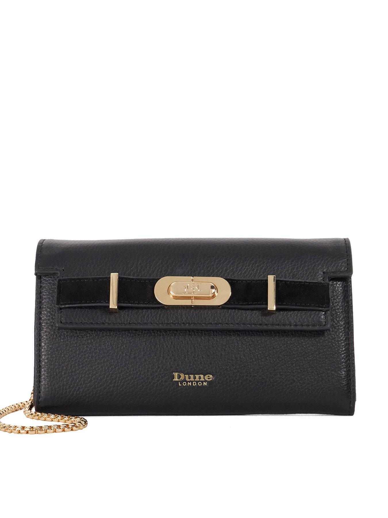Image 2 of 6 of Dune London Showmance Clutch Purse - Black