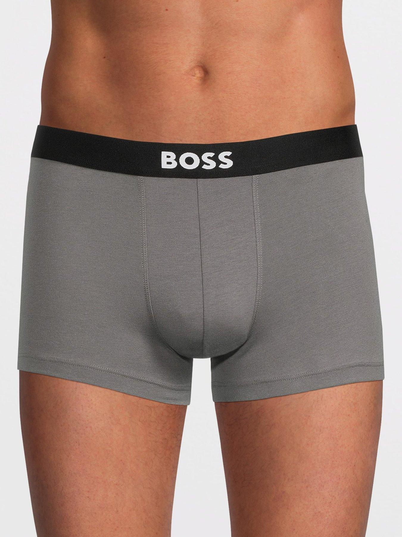 Image 2 of 3 of BOSS Bodywear 3 Pack Deisgn Waistband Trunks - Assorted