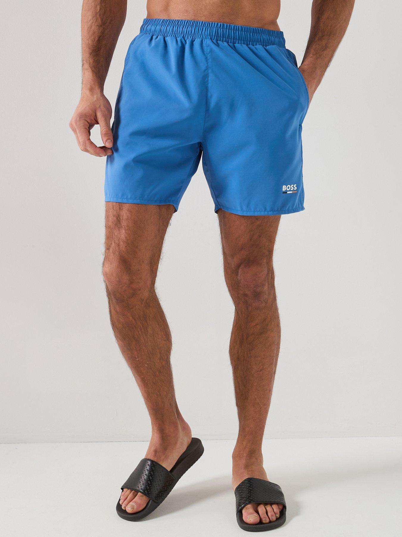 Image 1 of 6 of BOSS Swordfish Swim Shorts - Bright Blue