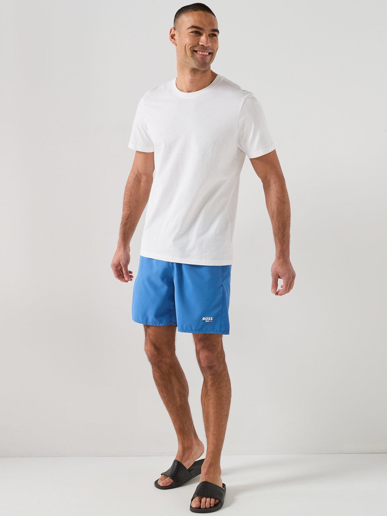 Image 3 of 6 of BOSS Swordfish Swim Shorts - Bright Blue