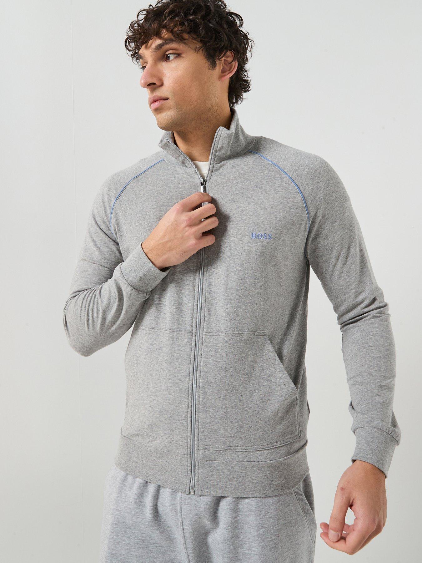 Boss Mix & Match Loungewear Track Top - Grey