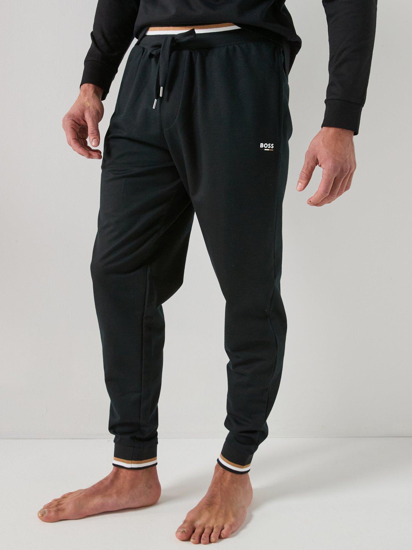 Image 1 of 5 of BOSS Iconic Loungewear Bottoms - Black
