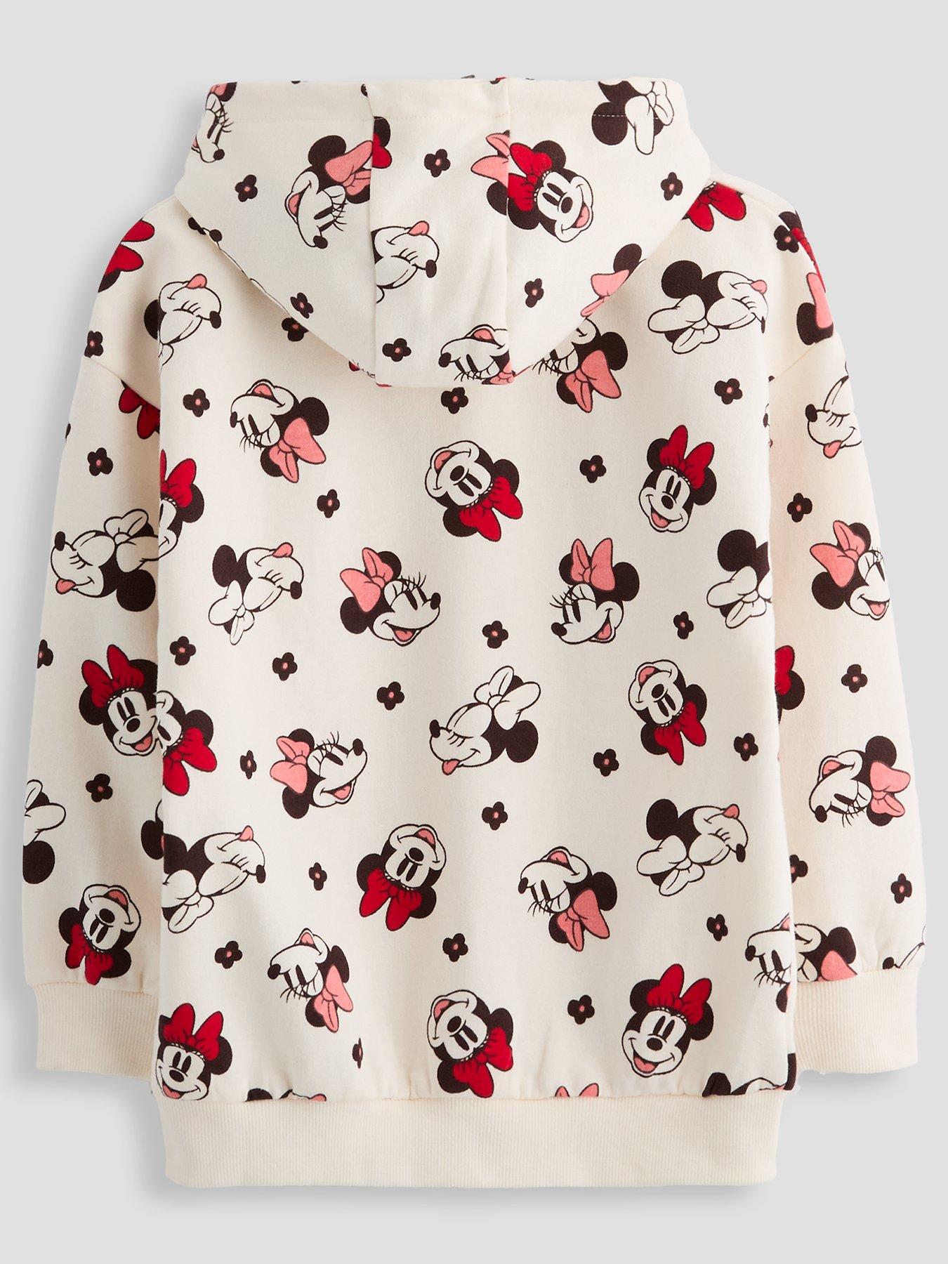 Image 2 of 4 of The Very Collection Minnie Zip Through Hoodie - Cream