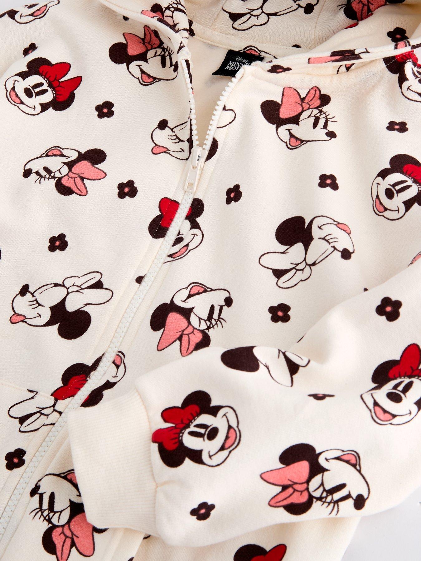 Image 4 of 4 of The Very Collection Minnie Zip Through Hoodie - Cream