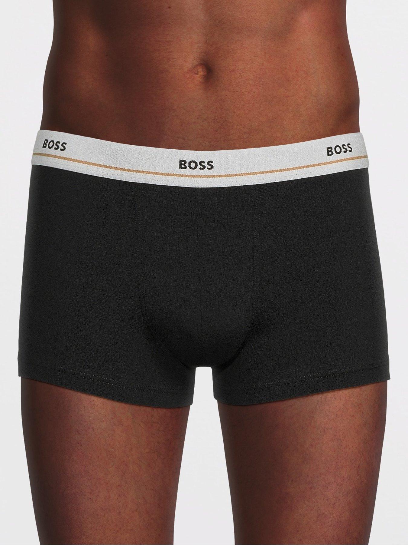 Image 2 of 3 of BOSS 5 Pack Essential Waistband Trunks - Assorted