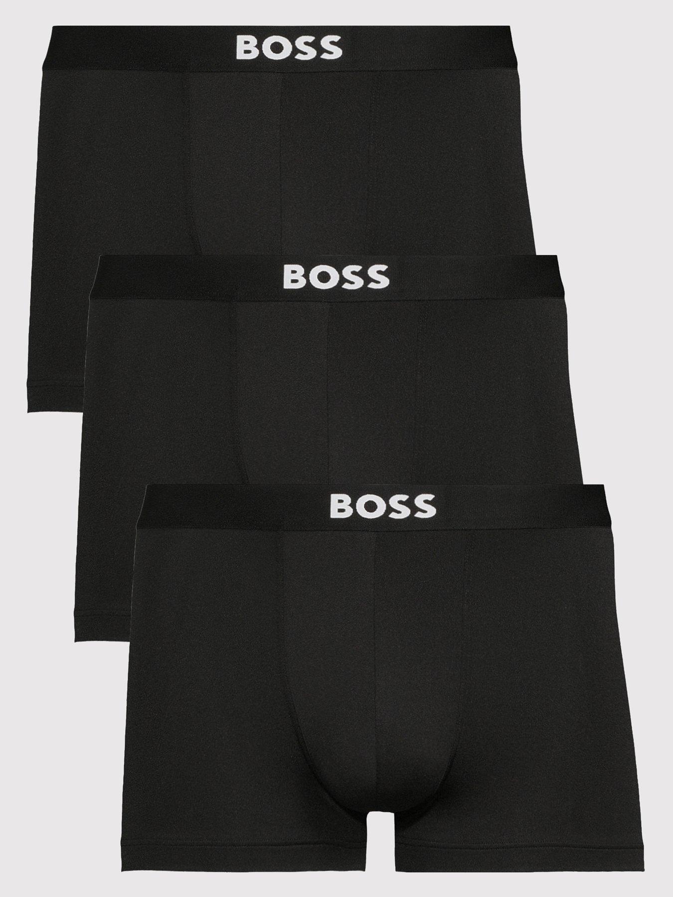 Image 1 of 3 of BOSS Bodywear 3 Pack Microfibre Trunks - Black