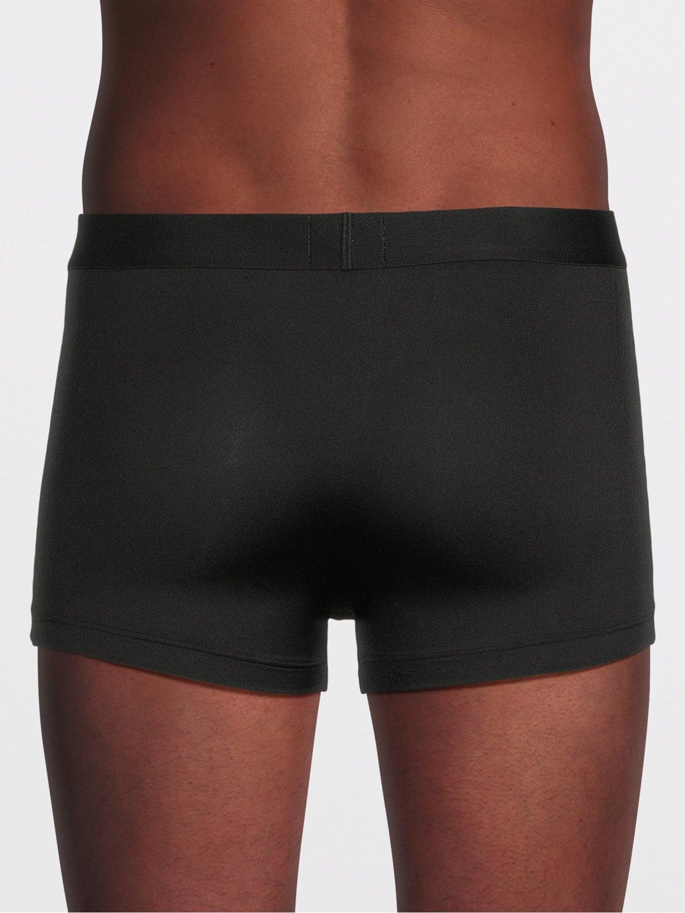 Image 3 of 3 of BOSS Bodywear 3 Pack Microfibre Trunks - Black