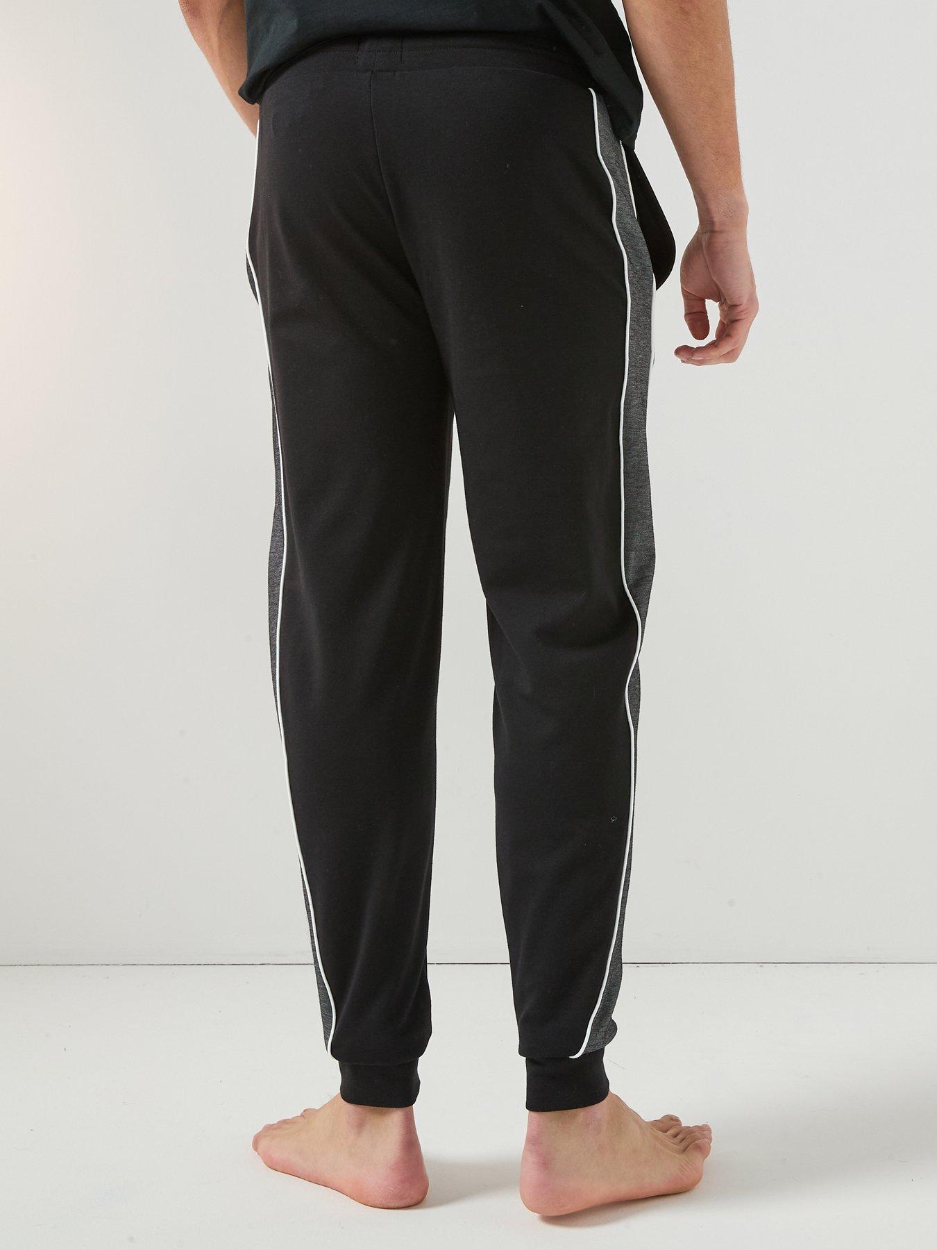 Image 2 of 6 of BOSS Tracksuit Loungewear Bottoms - Black