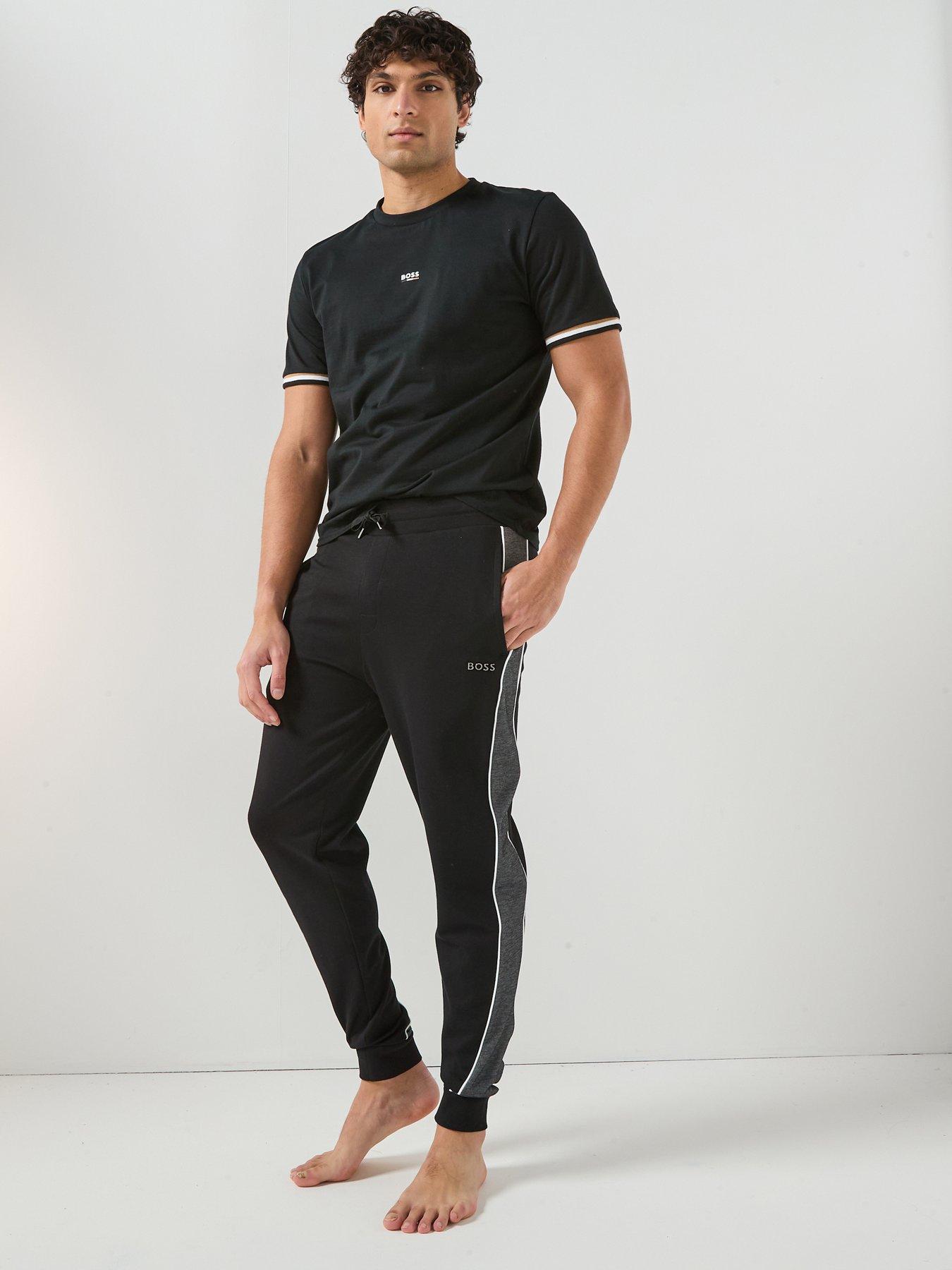Image 3 of 6 of BOSS Tracksuit Loungewear Bottoms - Black