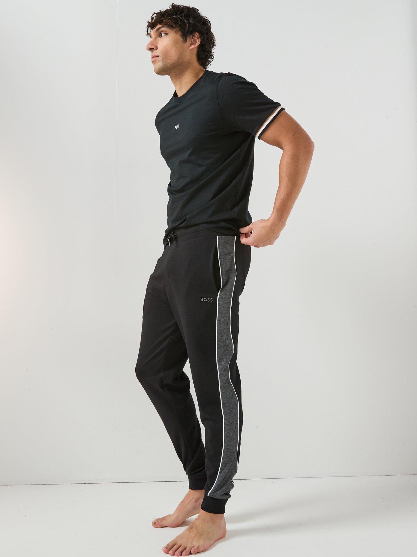 Image 6 of 6 of BOSS Tracksuit Loungewear Bottoms - Black